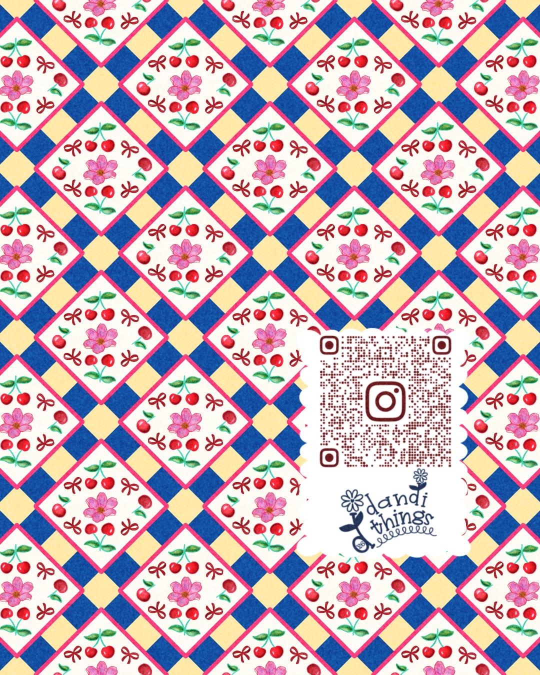 Cheery Cherry Pattern - image 1 - student project