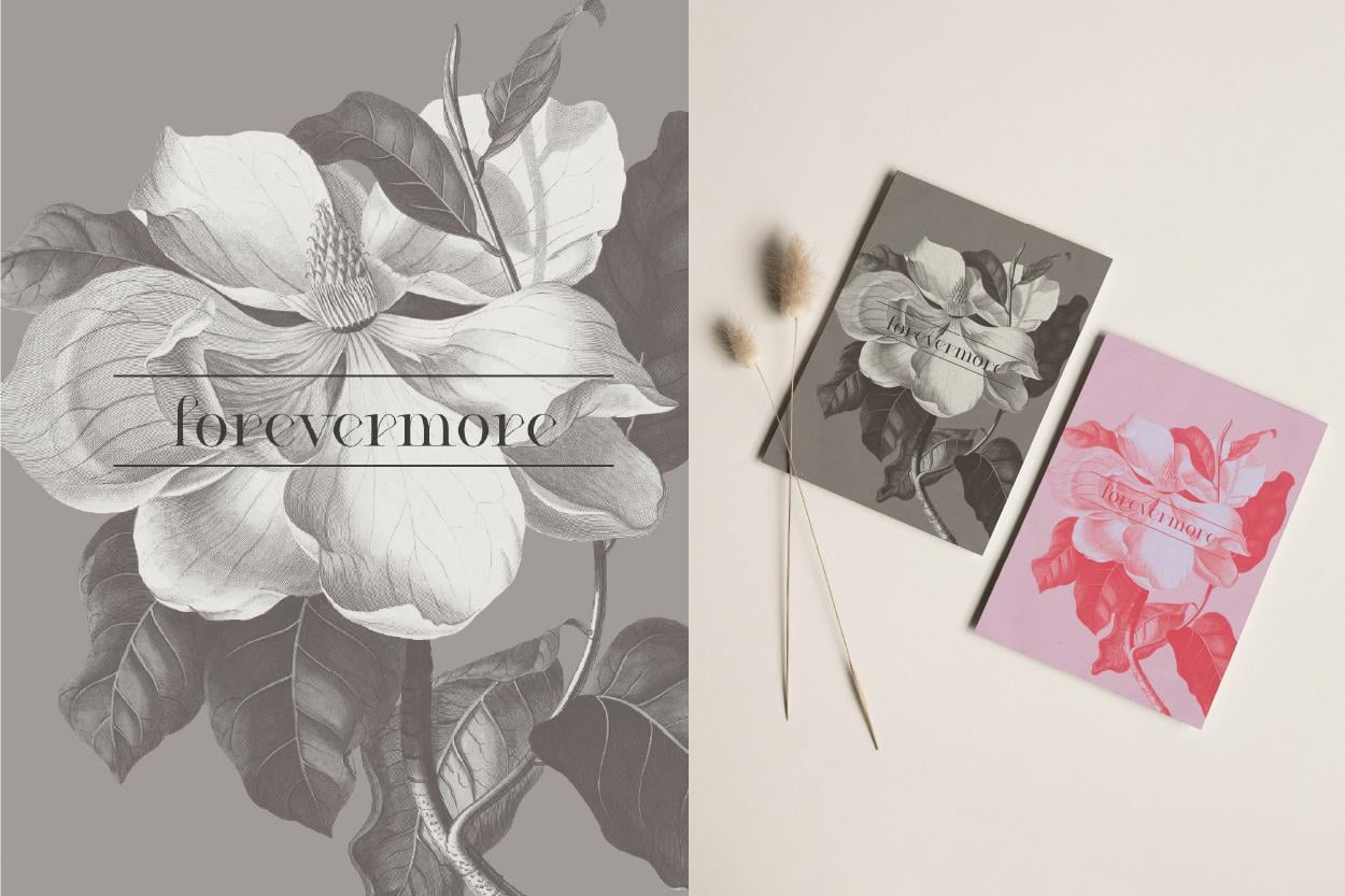 Botanical Greeting Cards - image 6 - student project