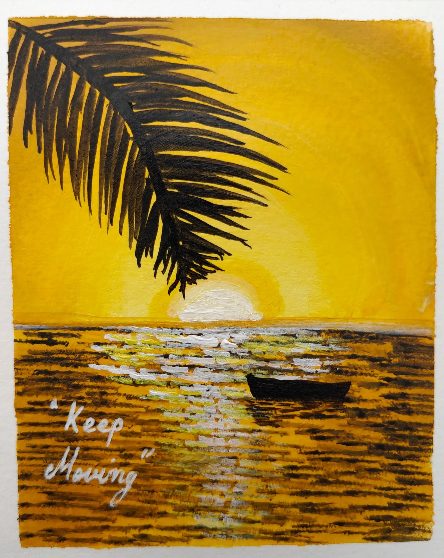 30 Days Acrylic Landscape Challenge :  Day 1 - image 18 - student project