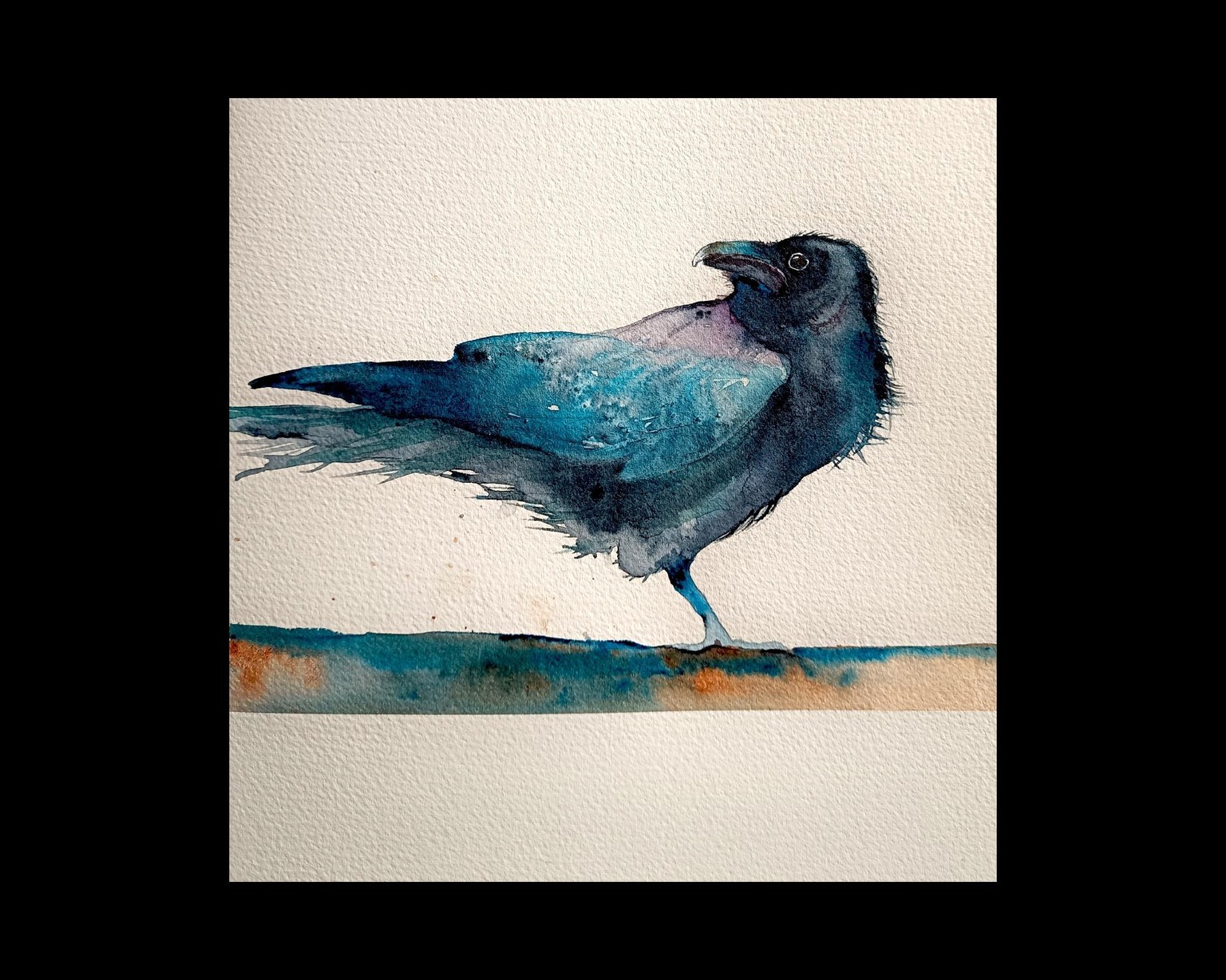 Aquarell - Raven - image 1 - student project