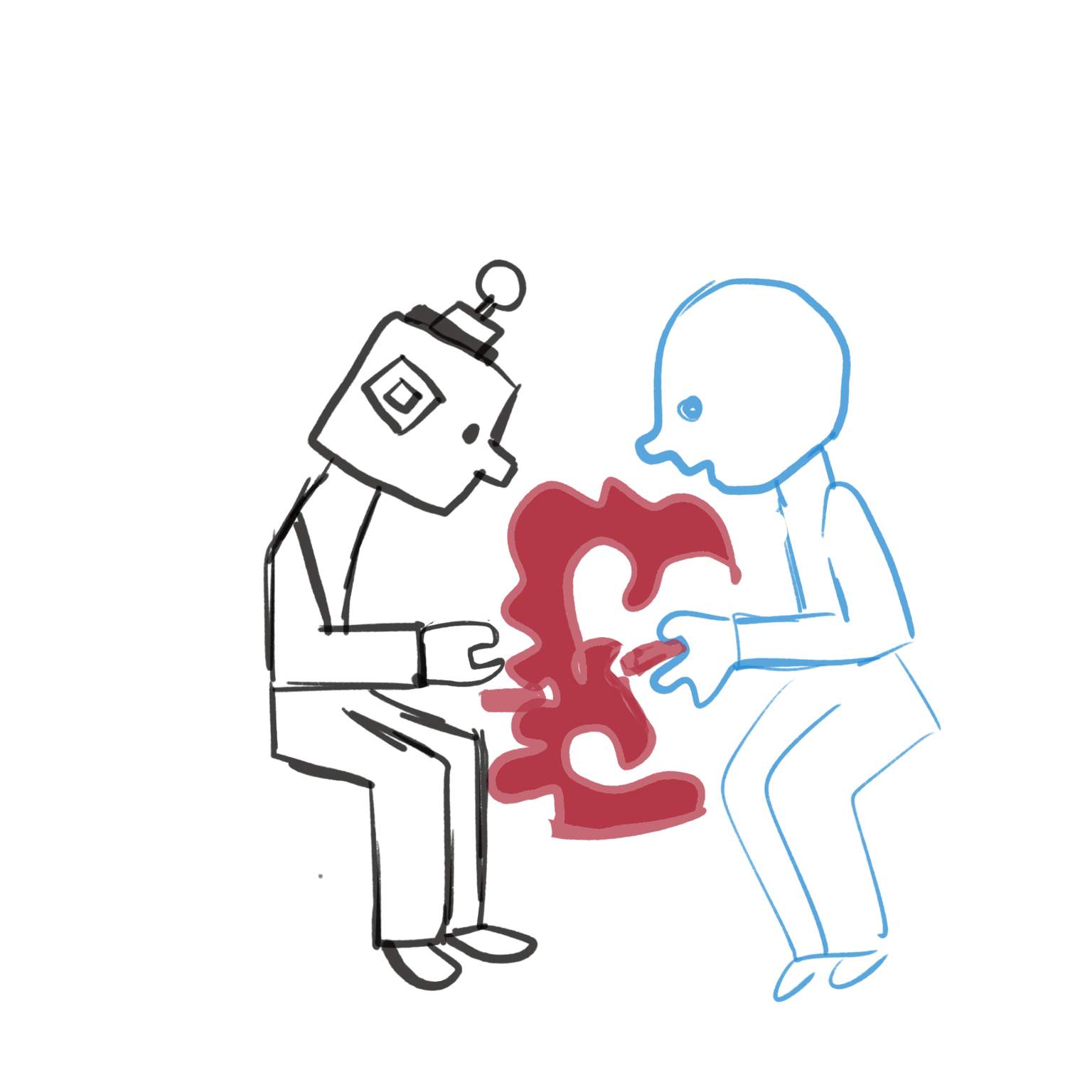 Conceptual illustration : is Ai ever truly understand human creativity - image 5 - student project