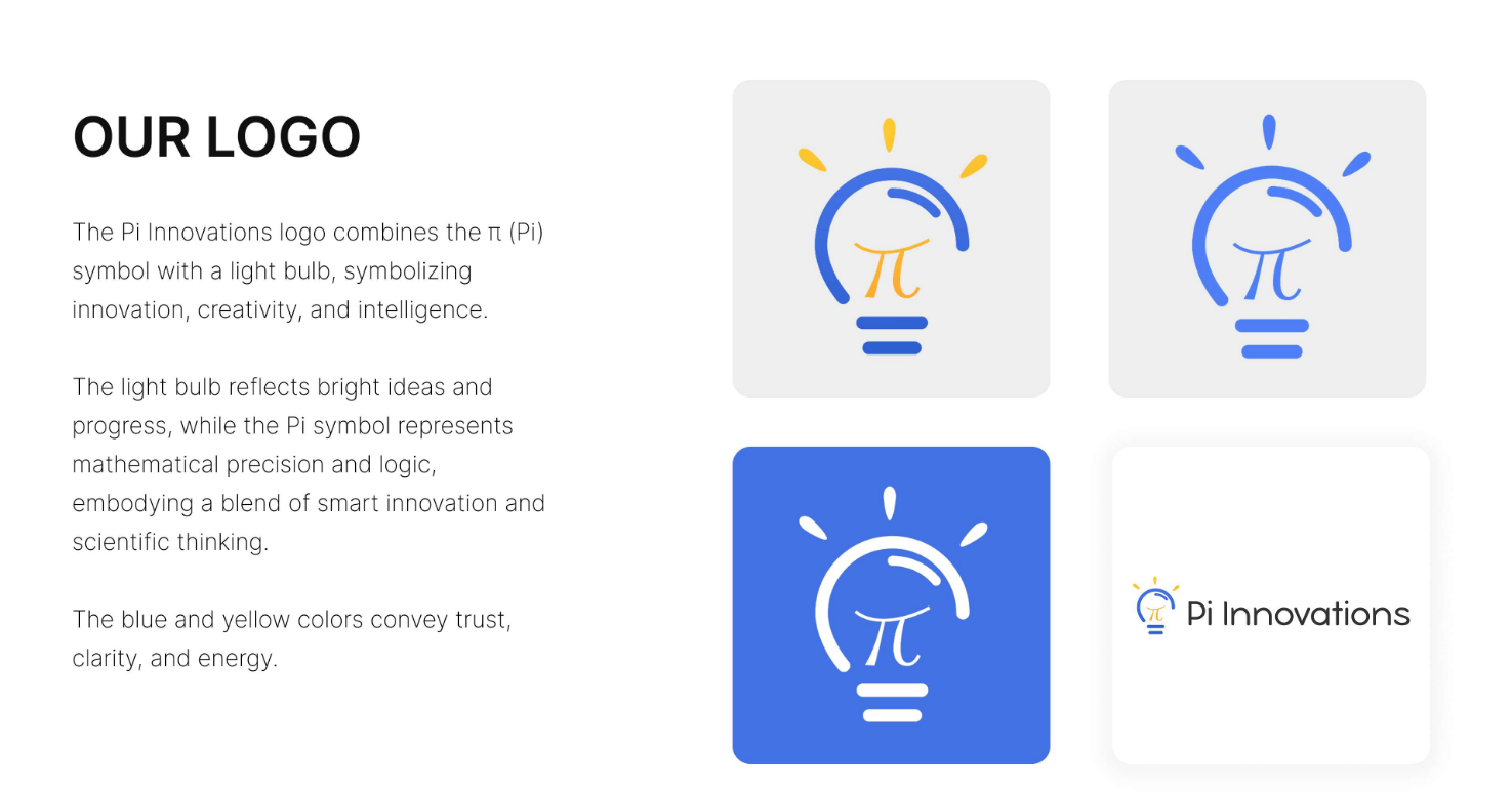 Pi Innovations Brand Guideline - image 2 - student project