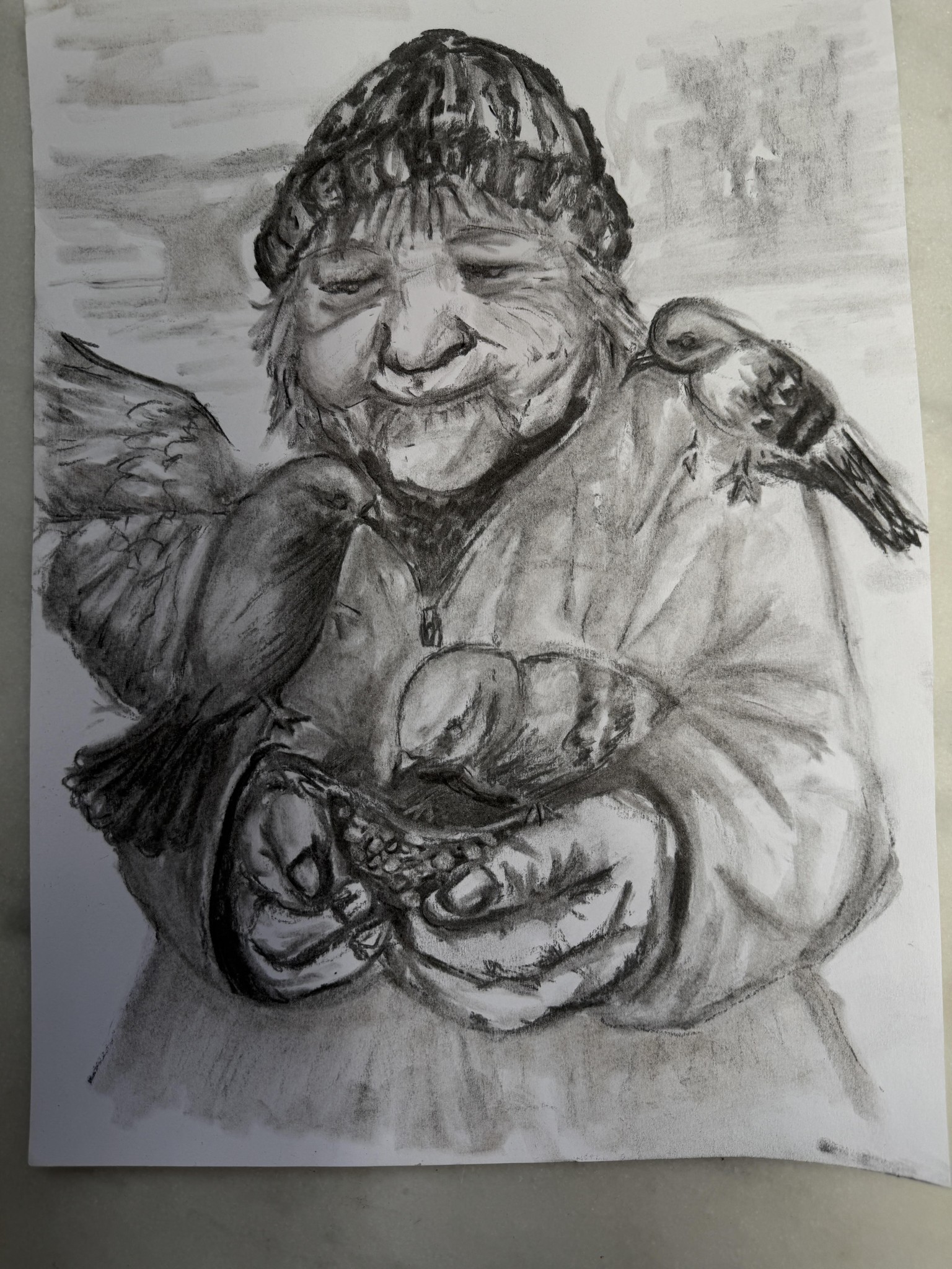Expressive charcoal loose - image 2 - student project