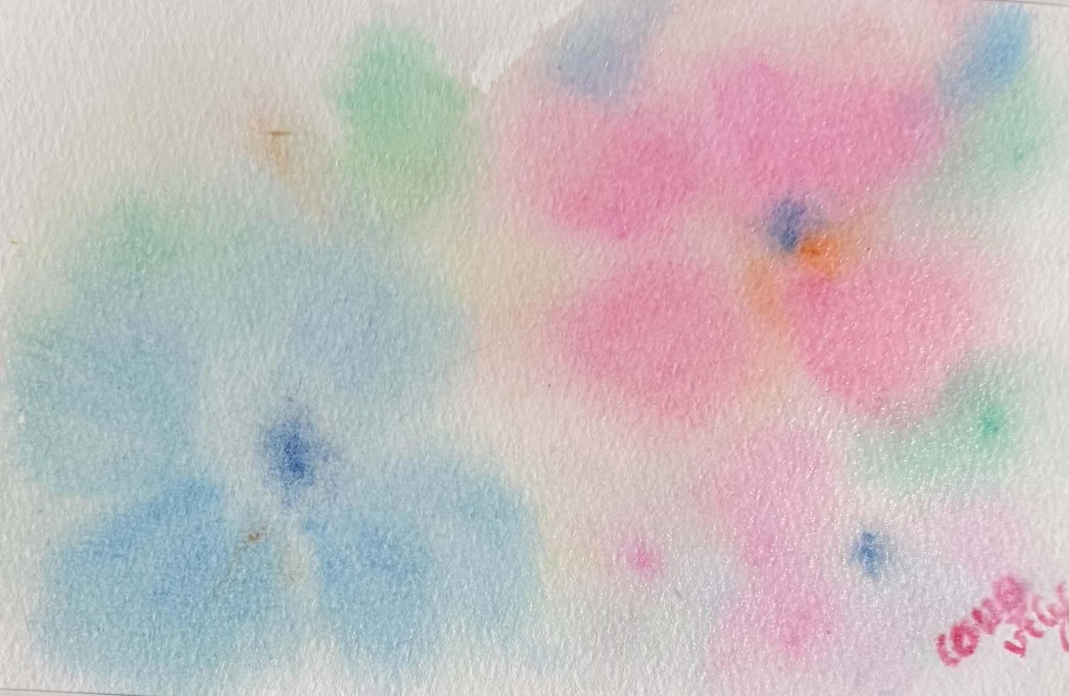 loose wet on wet- finding soft shapes & blended color - image 1 - student project