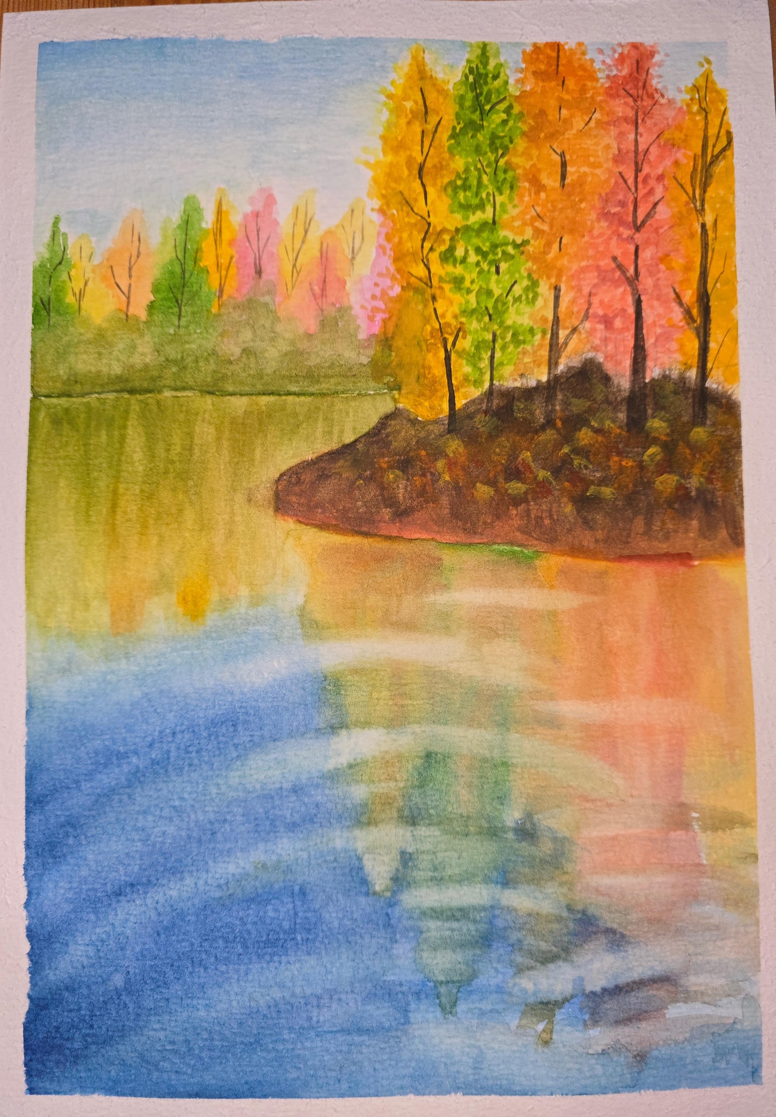 Autumn Reflections In Water - image 1 - student project