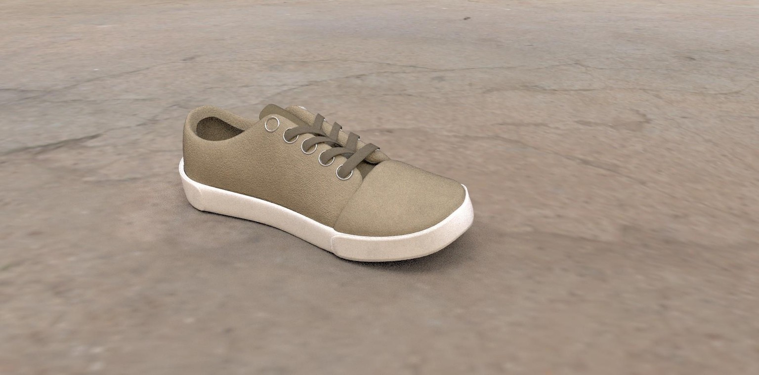 Shoes Modeling and Texturing - image 3 - student project