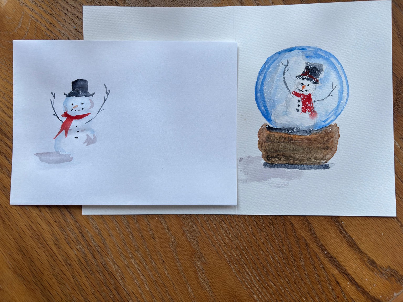 Snow globe snowman - image 1 - student project