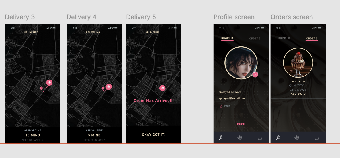Ice Cream App - image 6 - student project