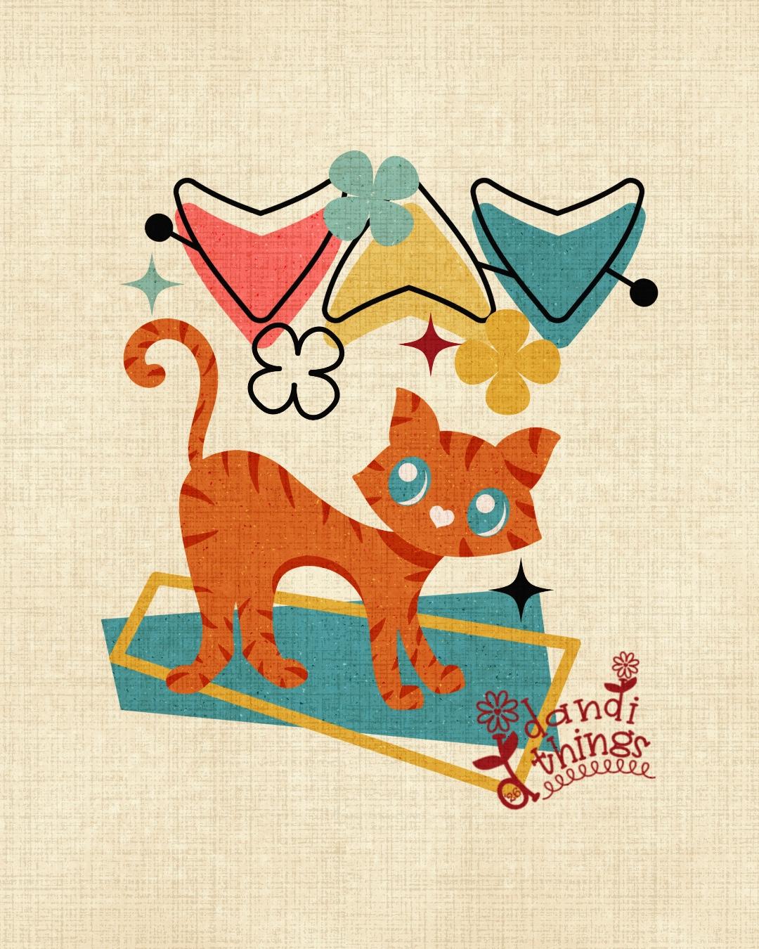 Mid-Century Cat's Meow - image 4 - student project