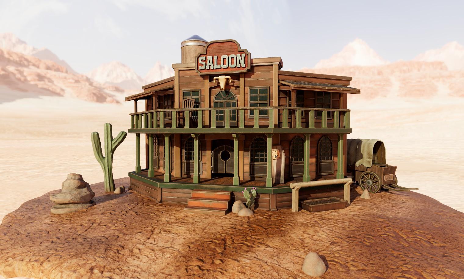 Saloon - image 1 - student project