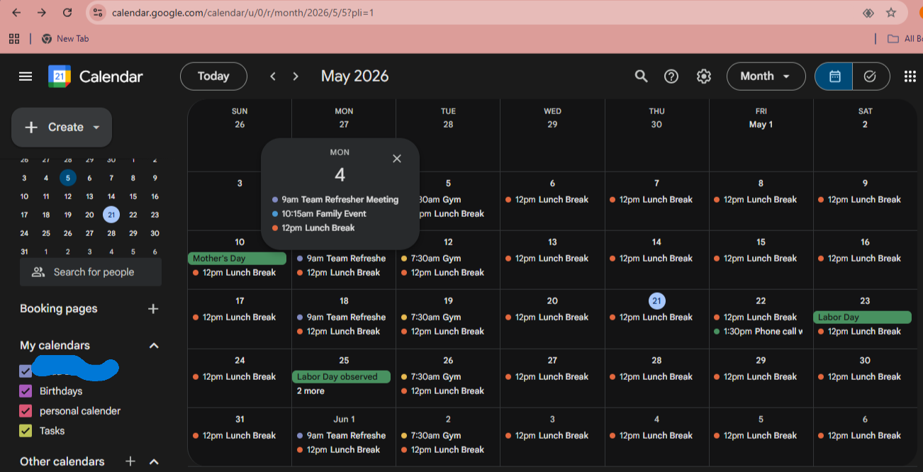 Clients Calendar Management Project - image 2 - student project