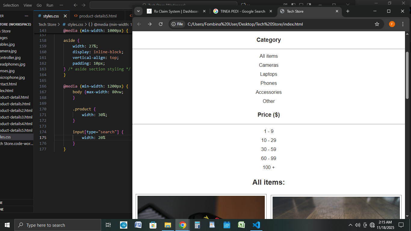 Tech Store. - image 1 - student project