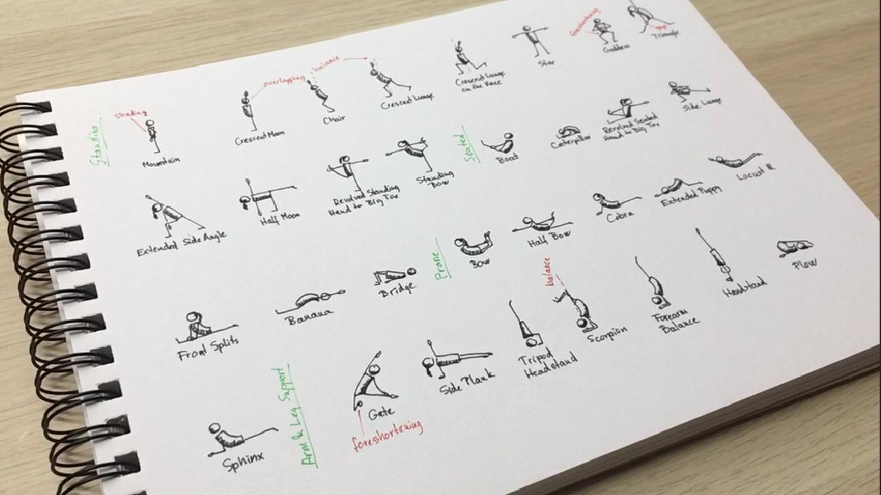 Expressive Stick Figures - image 1 - student project