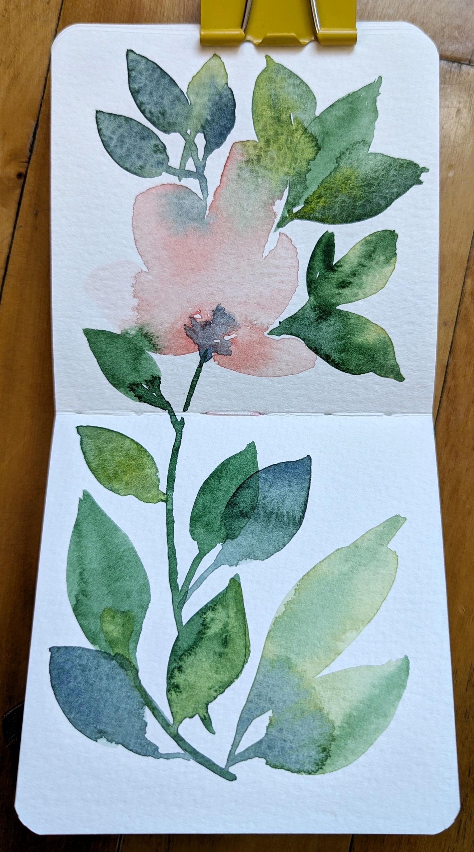 Loose Watercolour Florals and Leaves - image 8 - student project