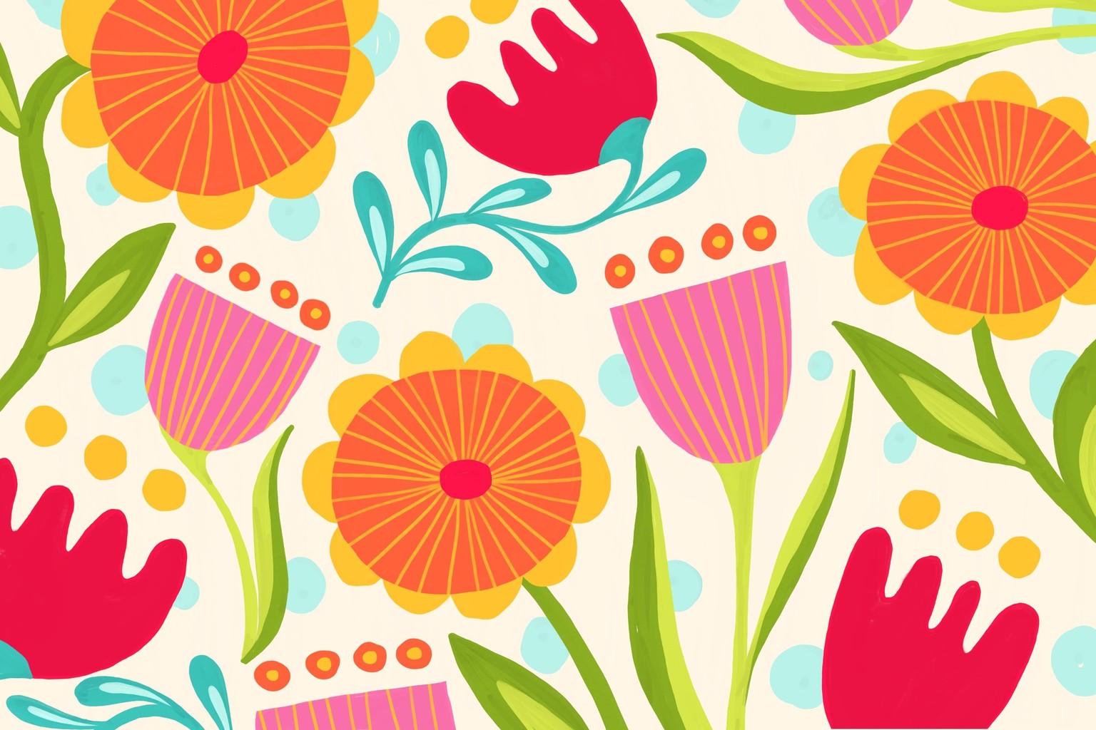 14 Acrylic Marker Florals - image 3 - student project