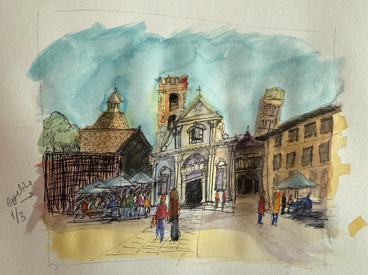 Urban sketching made easy - image 1 - student project