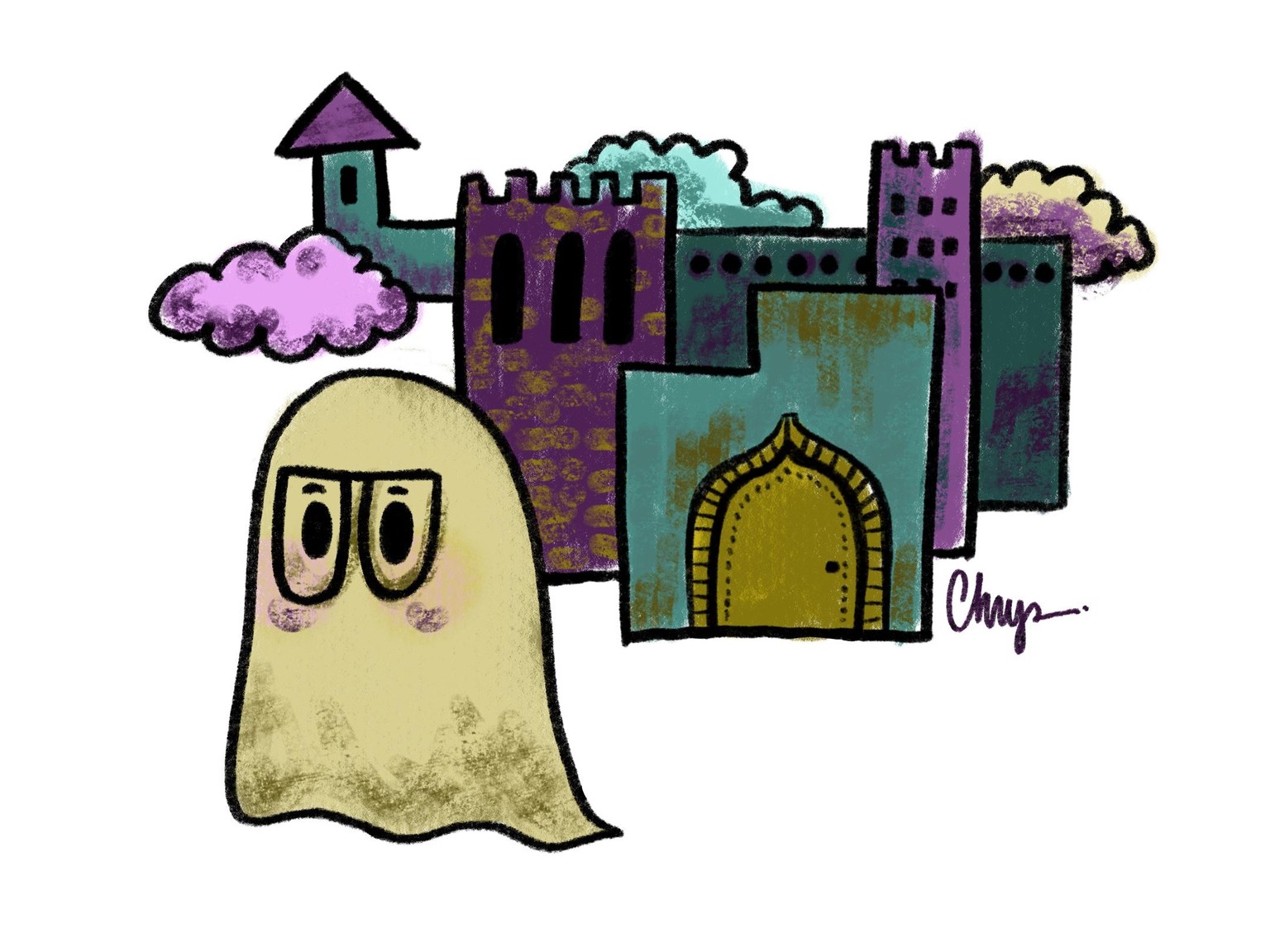 Holly the Ghost going on a little walk - image 1 - student project