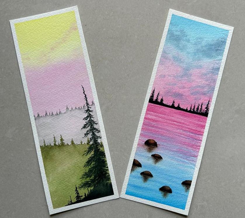 20 dreamy watercolor landscapes - image 3 - student project