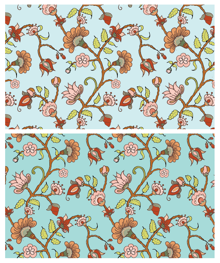 Trailing Indian Floral - image 2 - student project