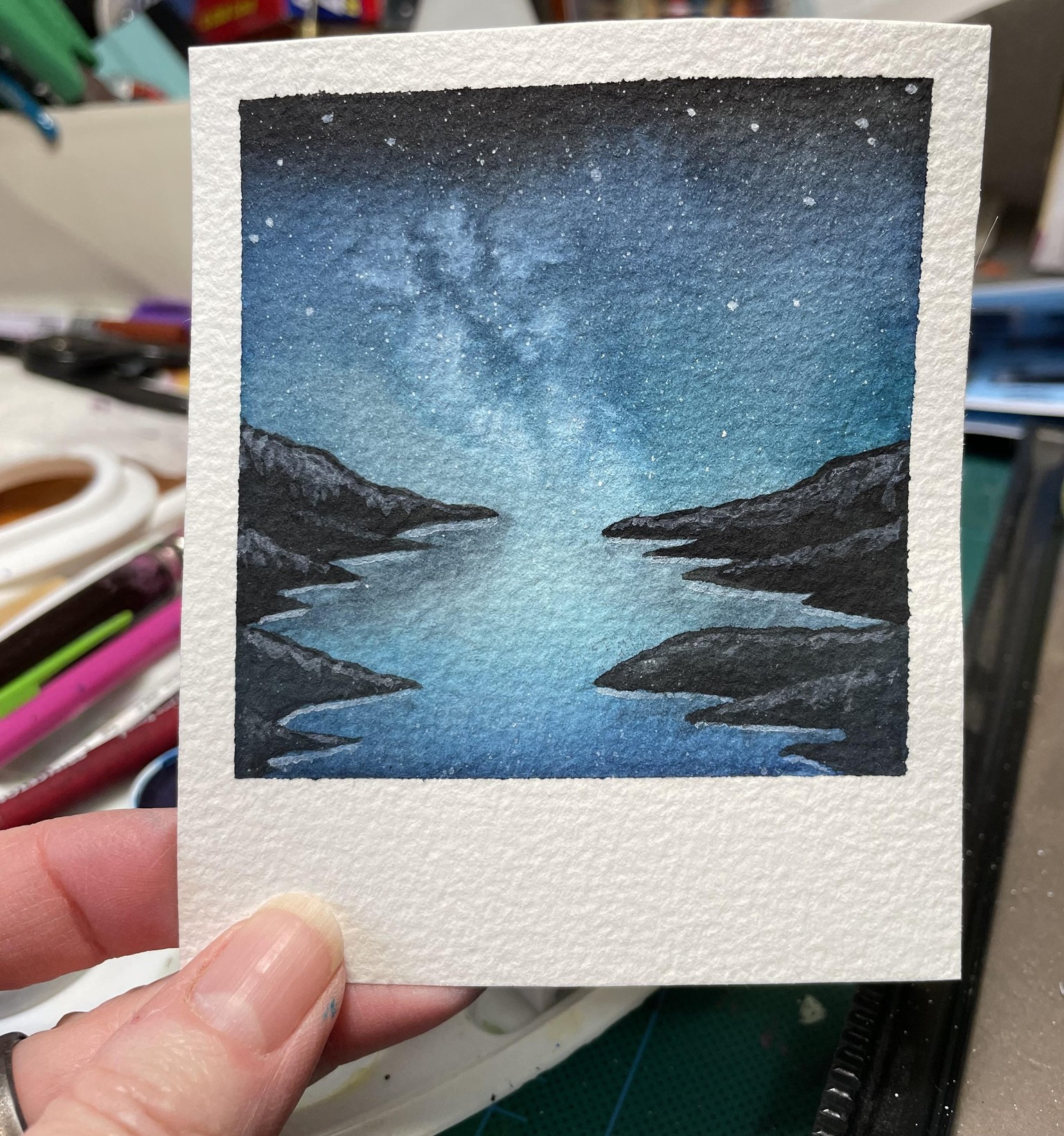 I did mine as a Polaroid - image 1 - student project