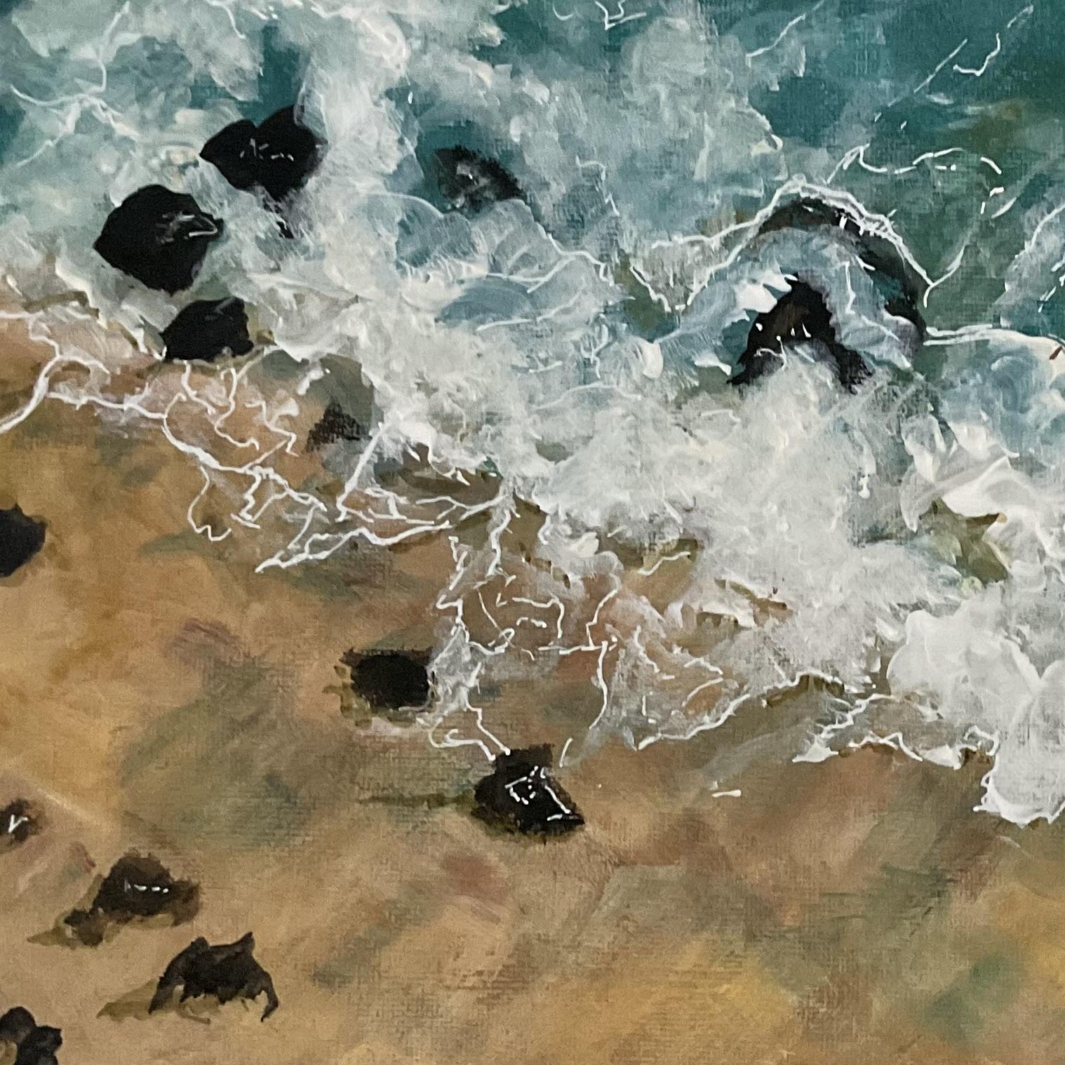 How to Paint Beach Waves. A fun class. - image 1 - student project