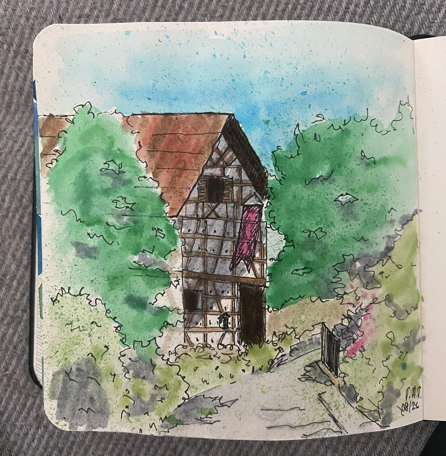 Urban Sketching Outside - image 1 - student project