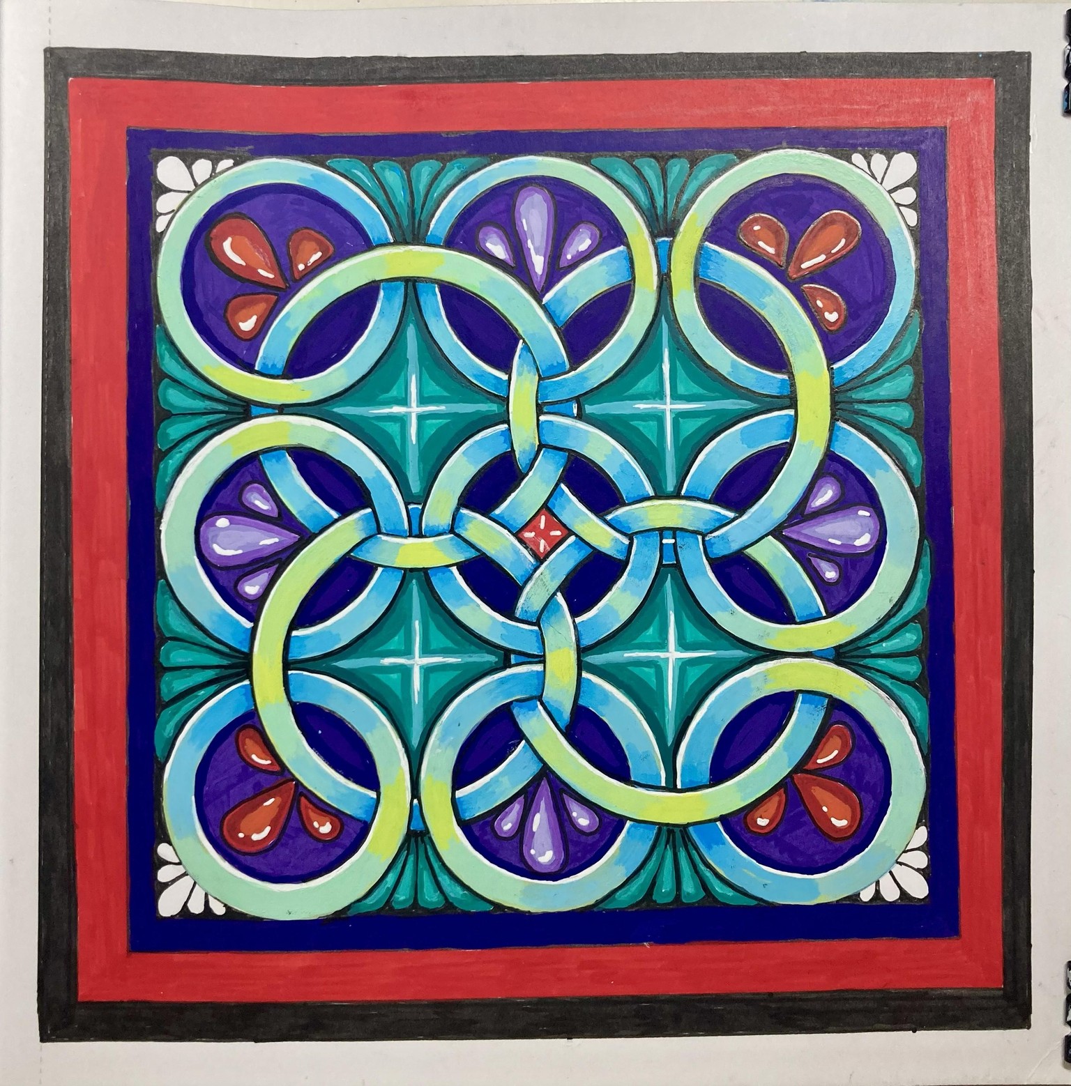 Mindful Drawing: Zendoodles - image 6 - student project