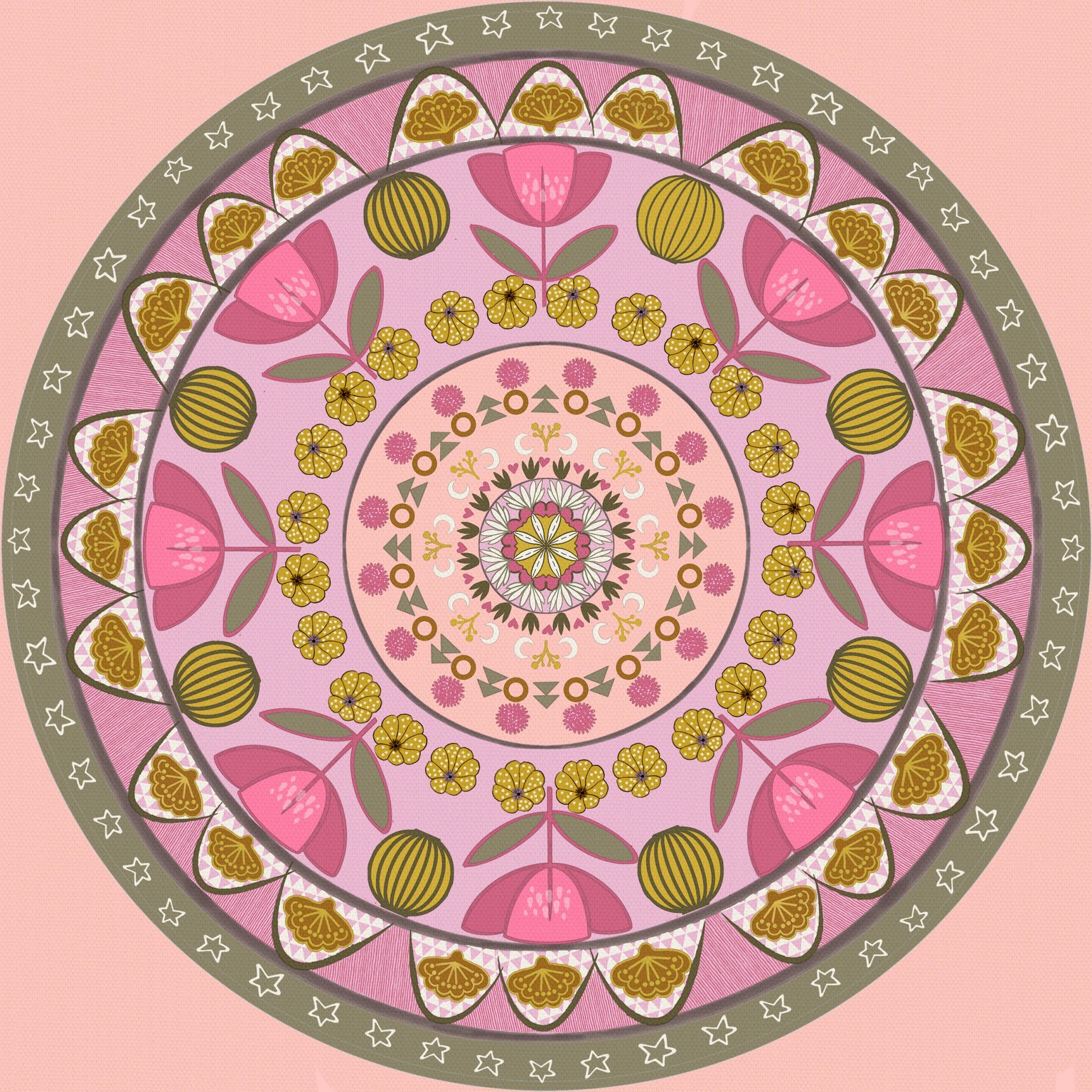 Floral Mandala Pattern - image 3 - student project