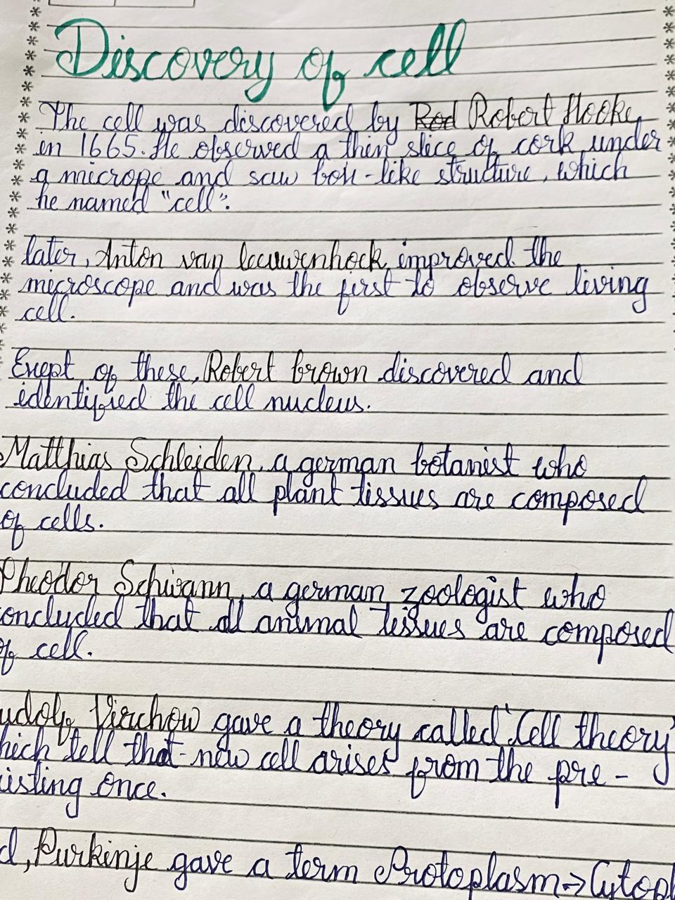 my handwriting, before and after - image 2 - student project