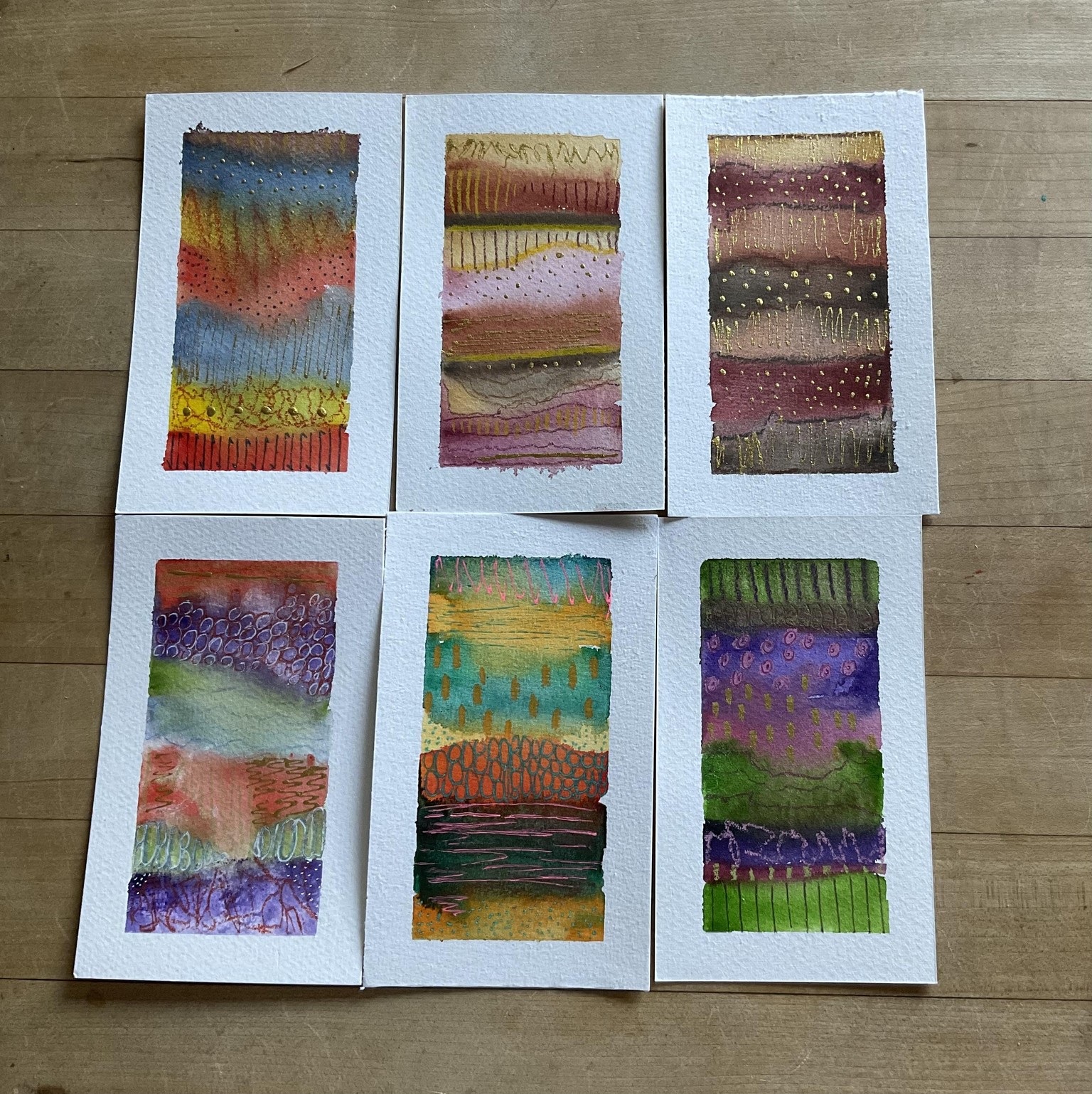 Mini-striped Abstracts - image 1 - student project