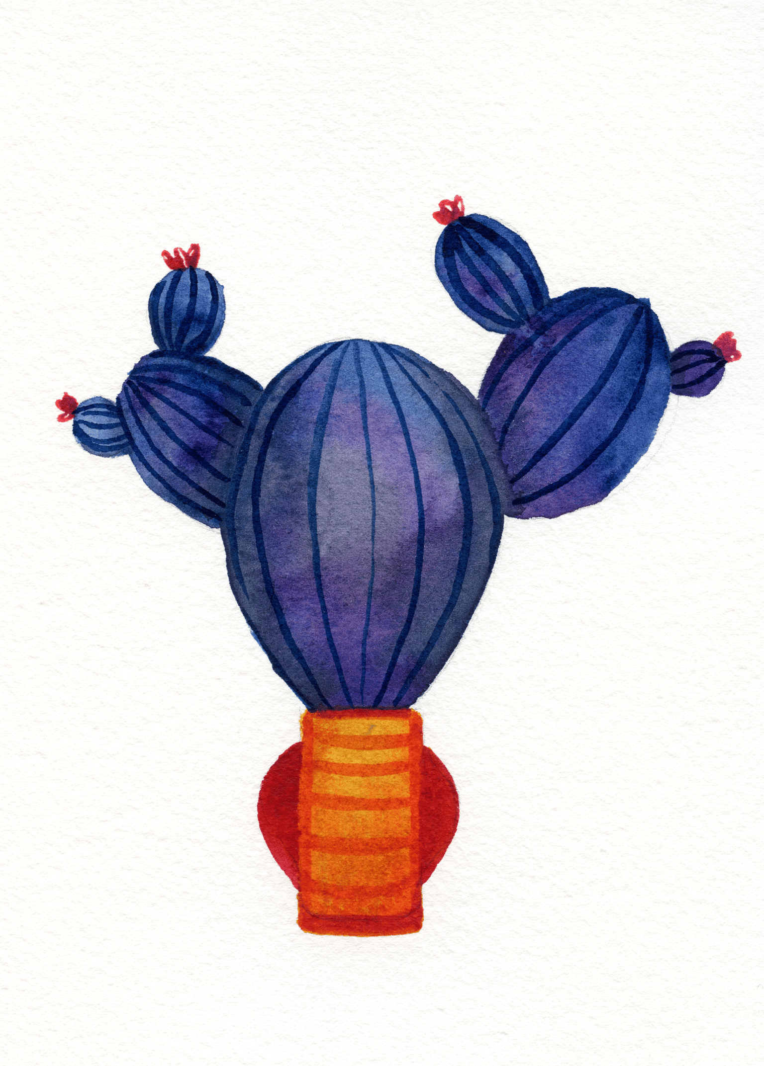 Bright Cacti Trio - image 3 - student project