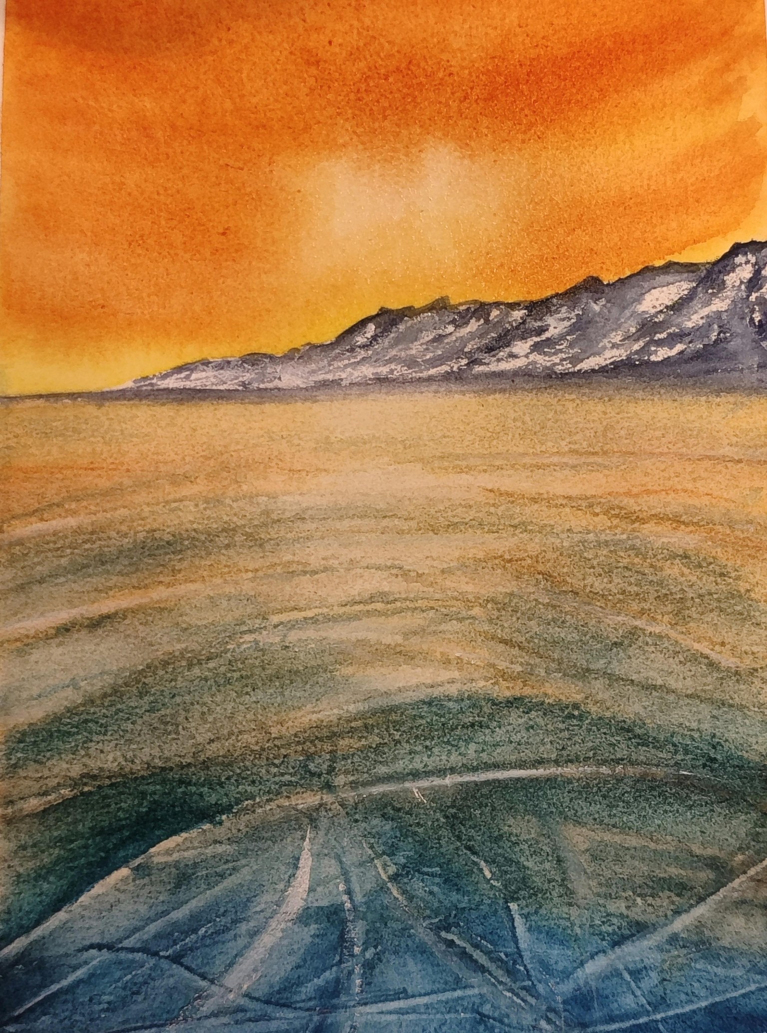 Frozen lake and frozen flower - image 2 - student project