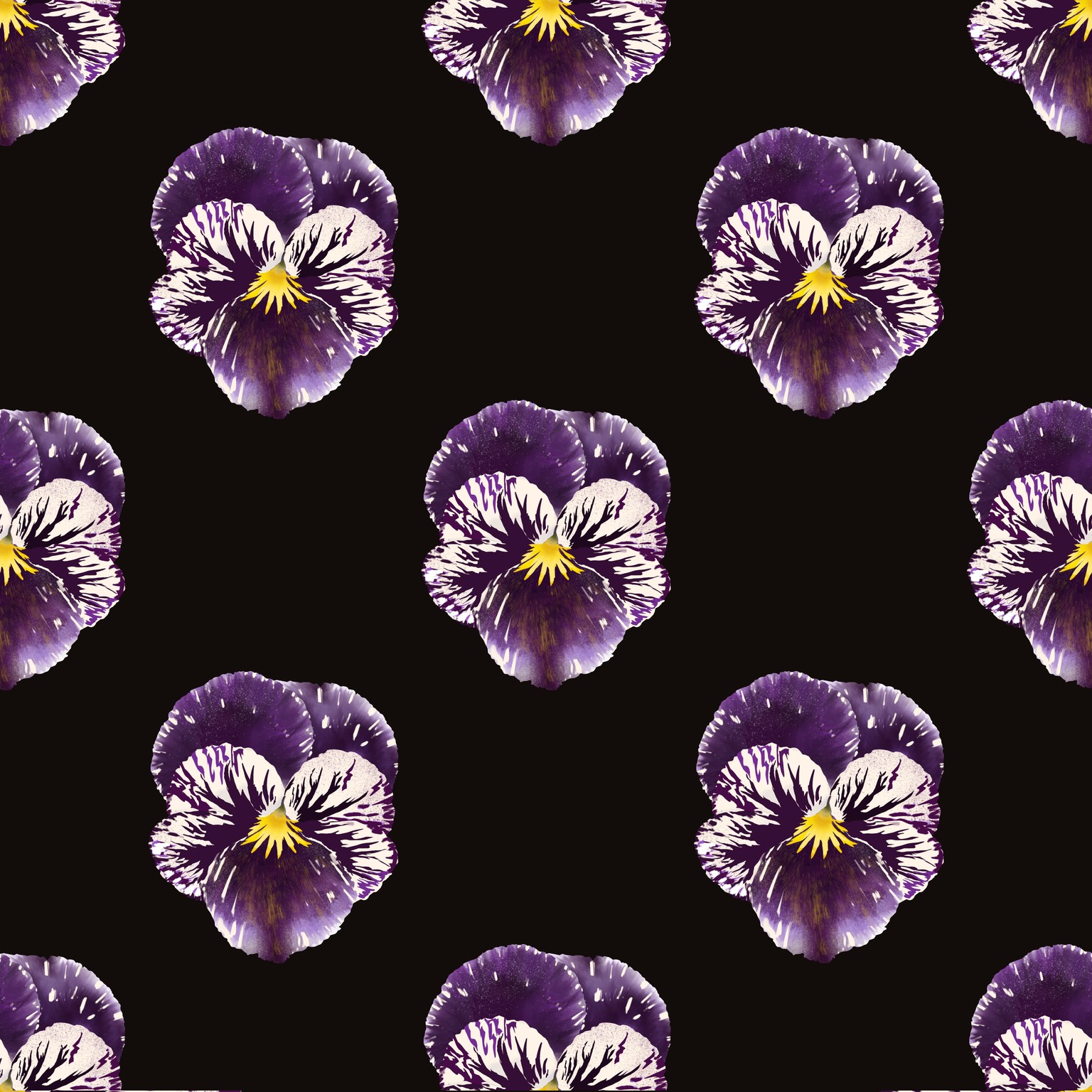 Pansy Pattern - image 2 - student project