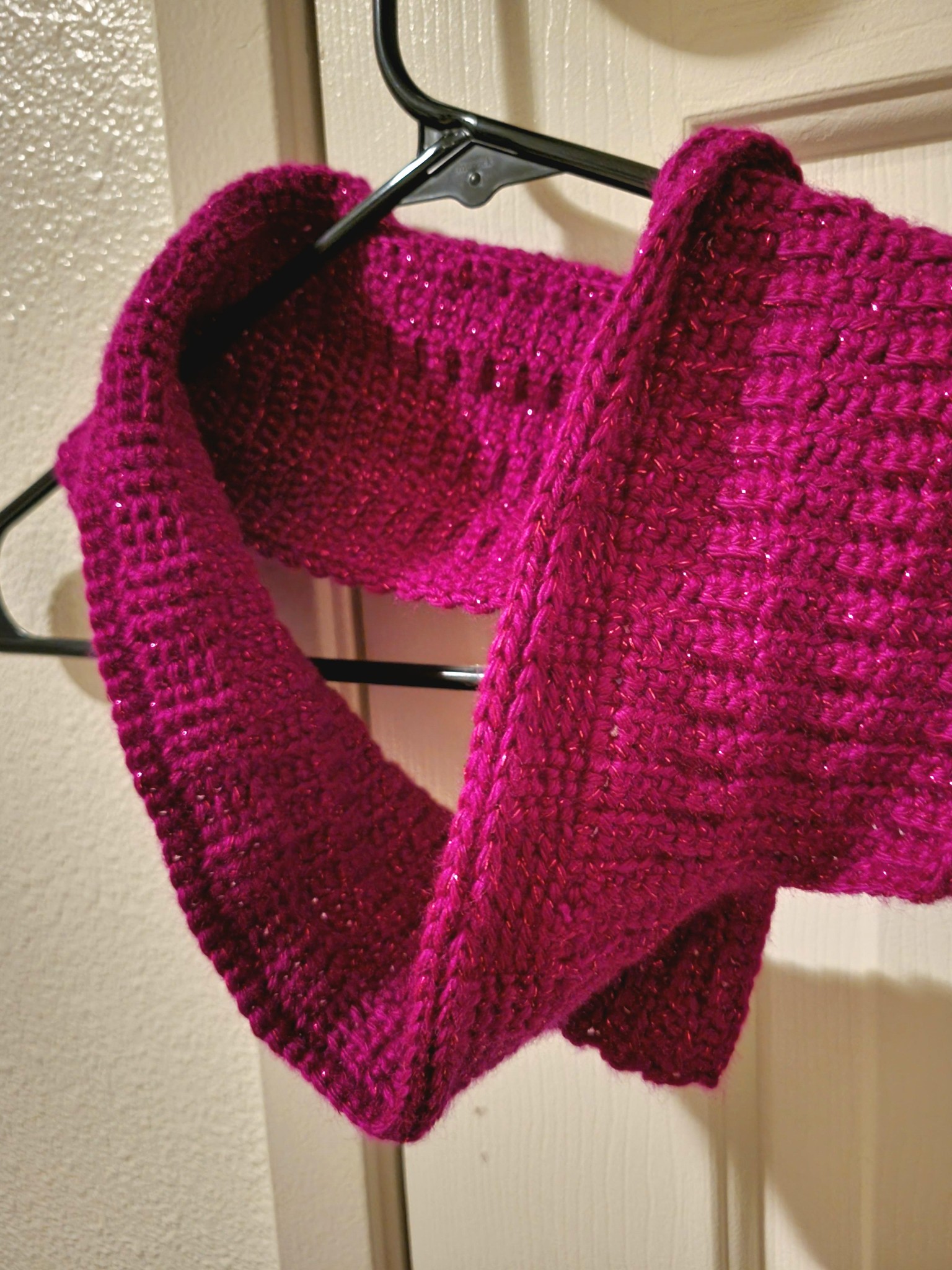 Pink Sparkle Cowl - image 1 - student project