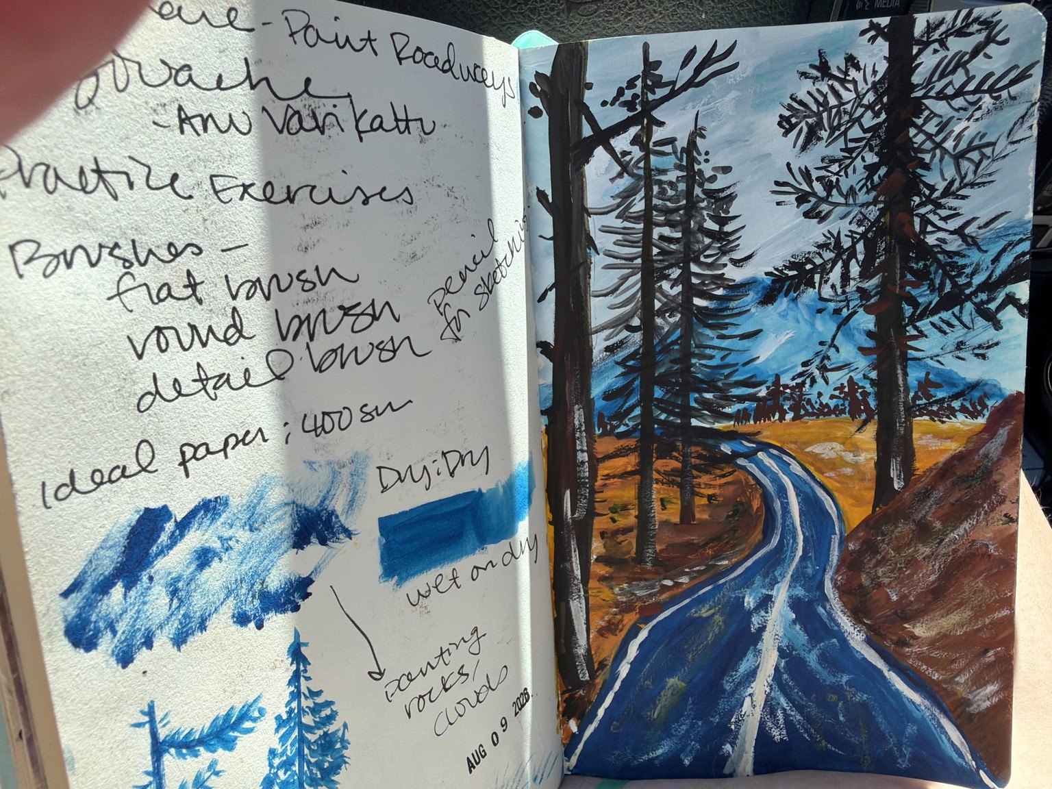 Bright road in the forest - image 2 - student project