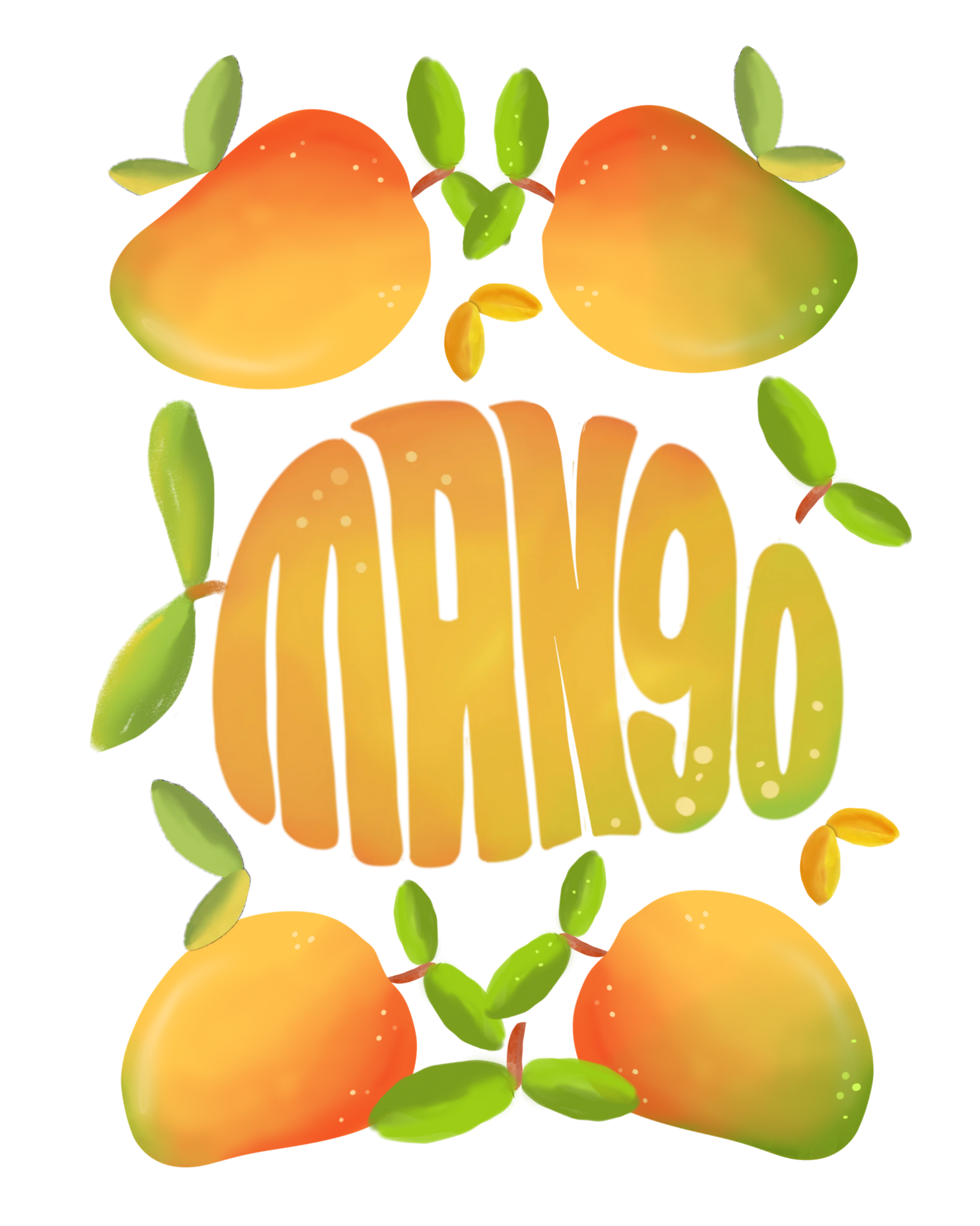 Mango Vibes Pattern by Mimi - image 4 - student project