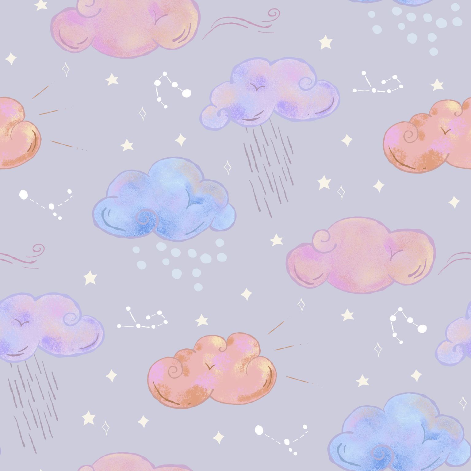 Pastel clouds - image 1 - student project