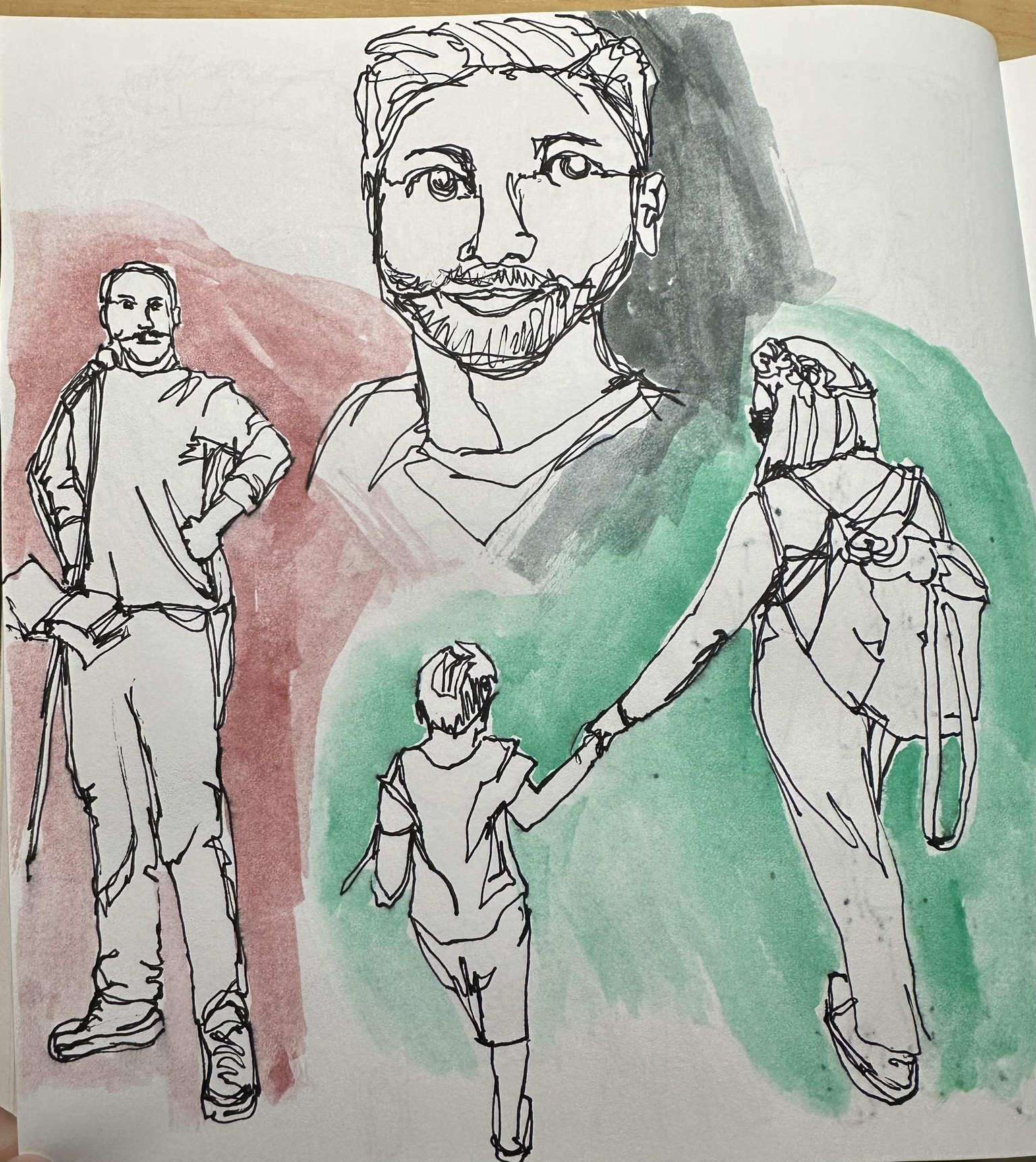 No Effort People Sketches - image 5 - student project