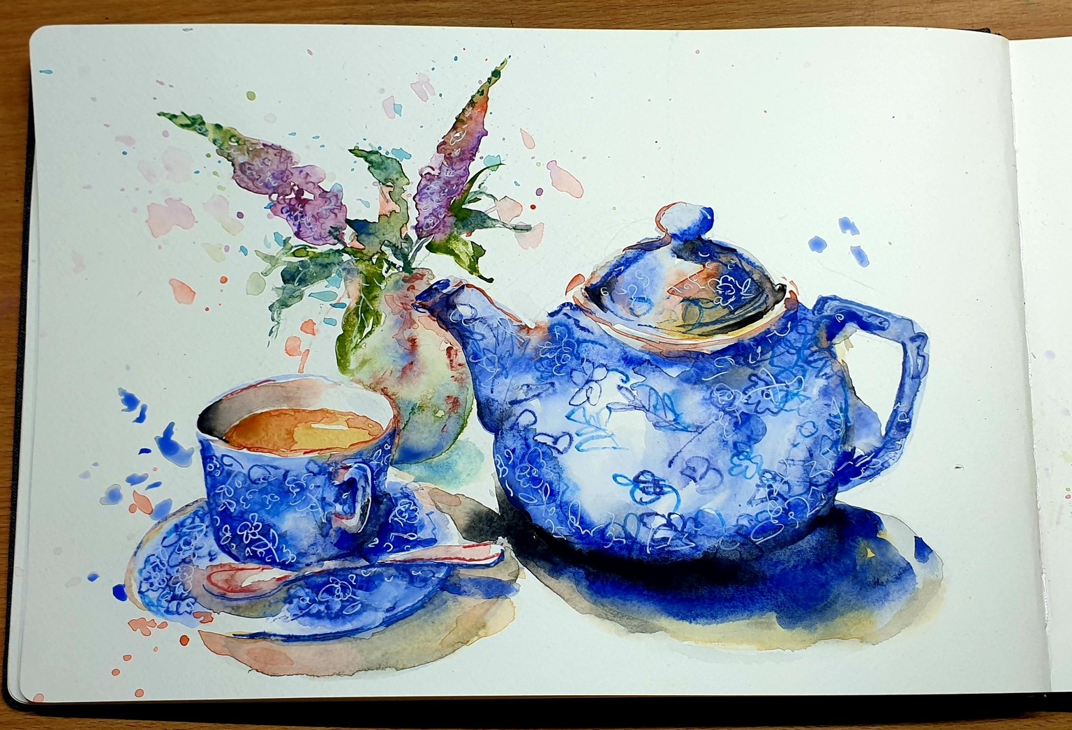 Another cup. With a teapot and some greenery - image 2 - student project