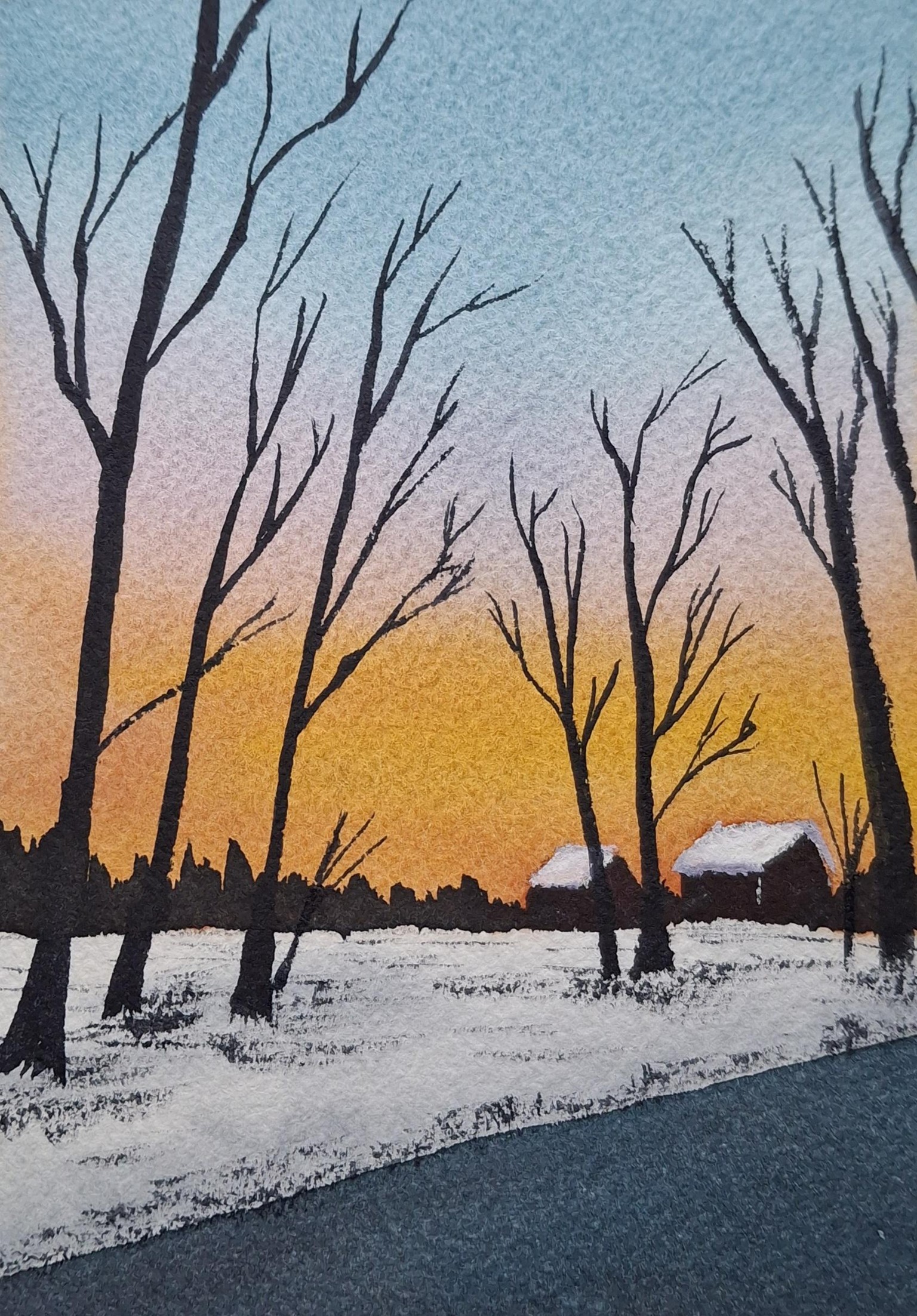 30 Winter Landscapes - image 28 - student project