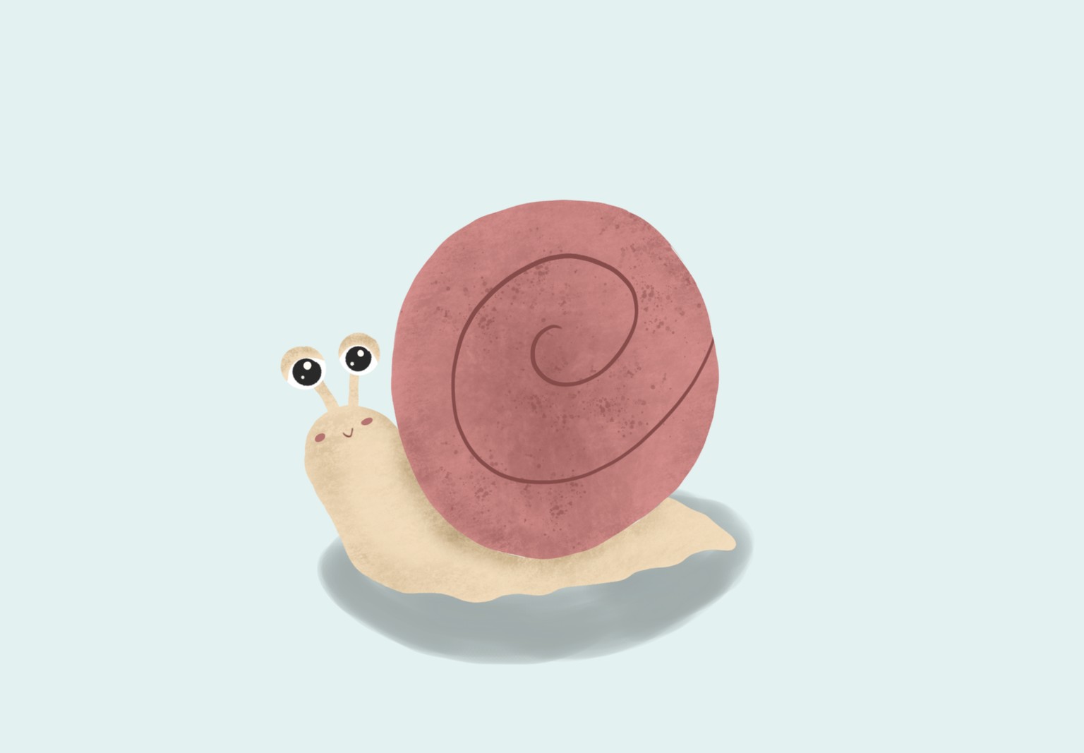 Cute snail - image 1 - student project