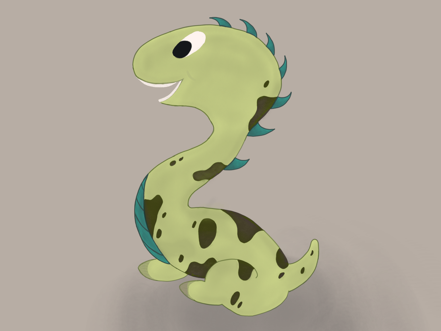 FROM SCRIBBLE TO DINOSAUR - image 1 - student project