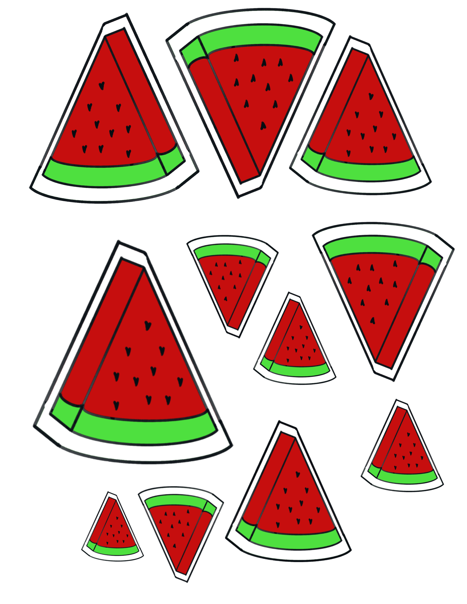 Watermelon sticker - image 1 - student project
