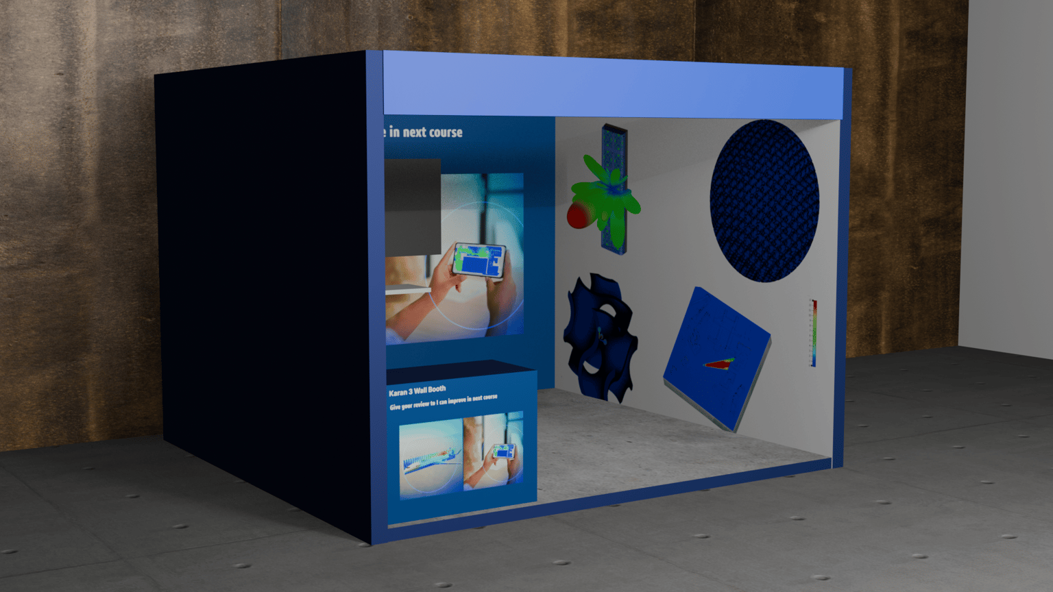 Design Exhibition Booth & Stage in Blender 3D - image 1 - student project