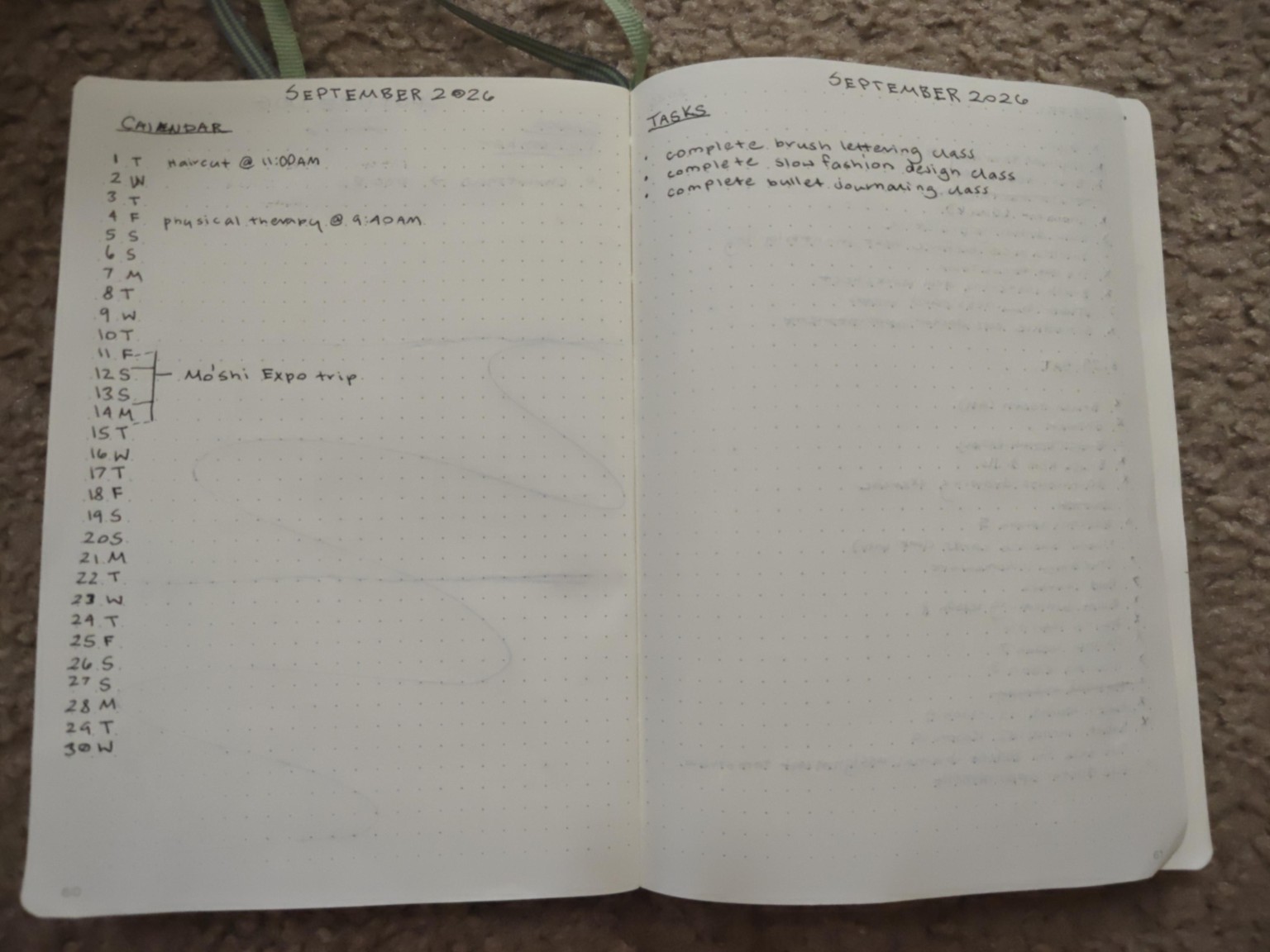 Returning to Bullet Journaling - image 2 - student project
