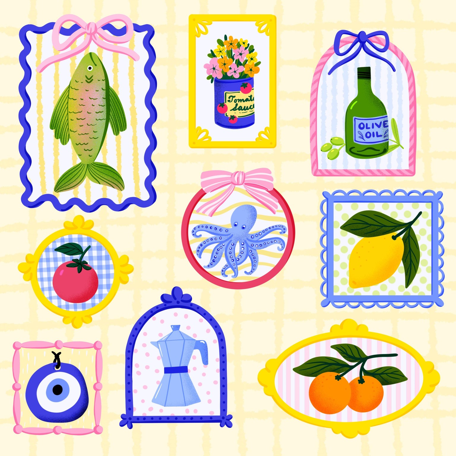 Aegean Stickers - image 3 - student project