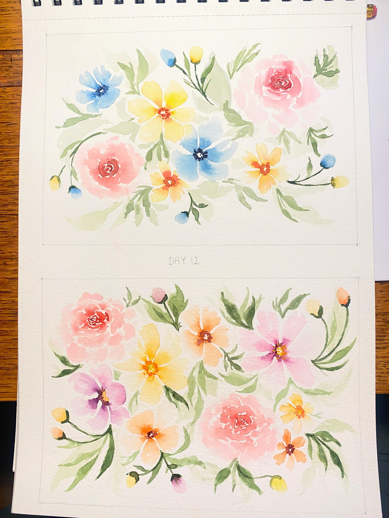 15 days of watercolor florals - image 14 - student project