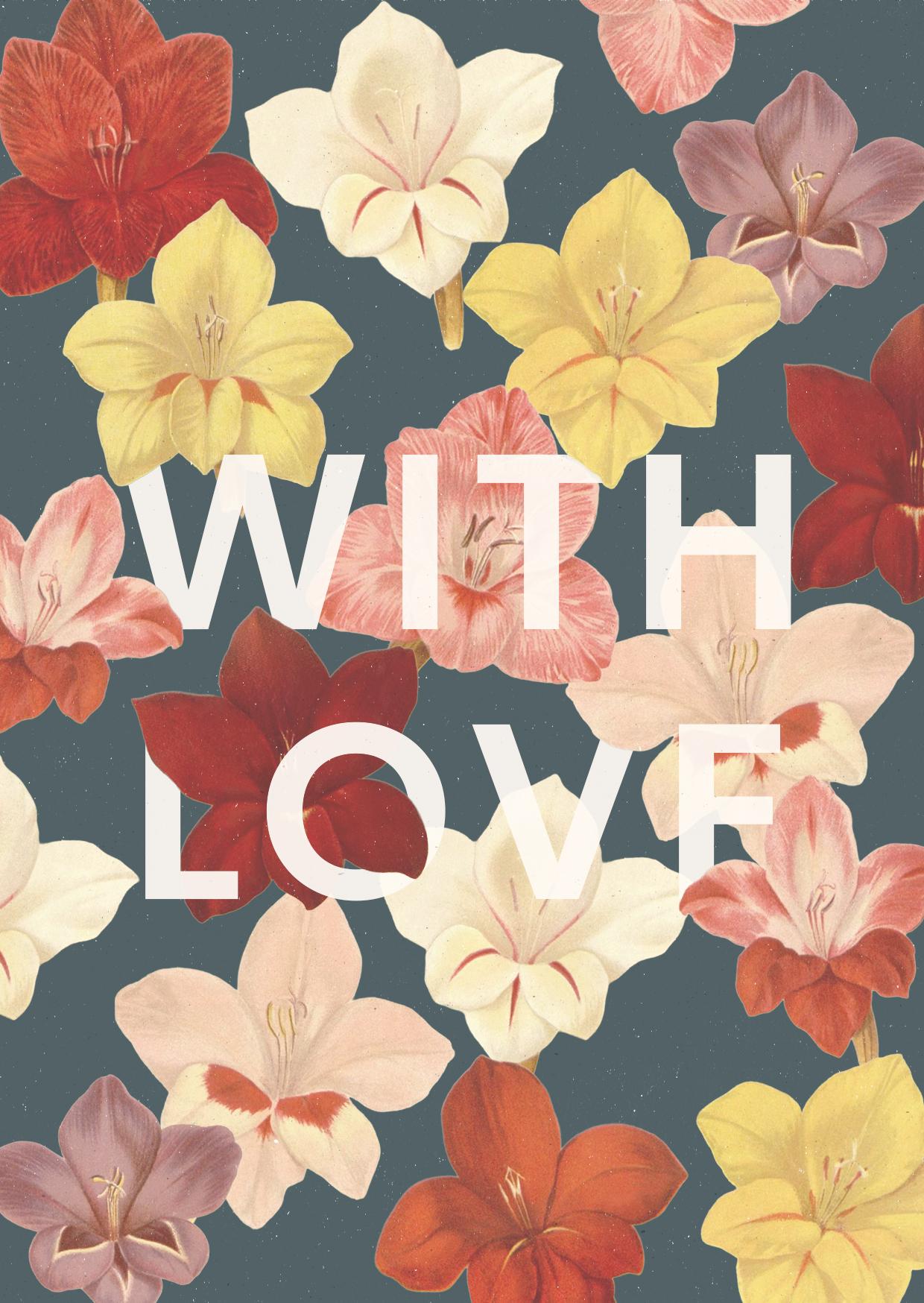 Gladiolus With Love Card - image 6 - student project