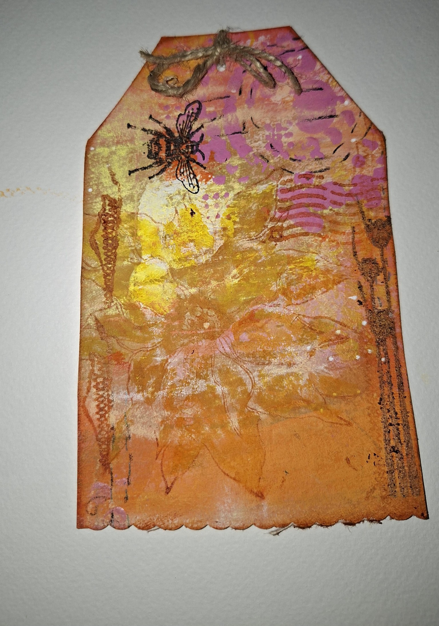 Limited Palette Abstract Painting - image 3 - student project