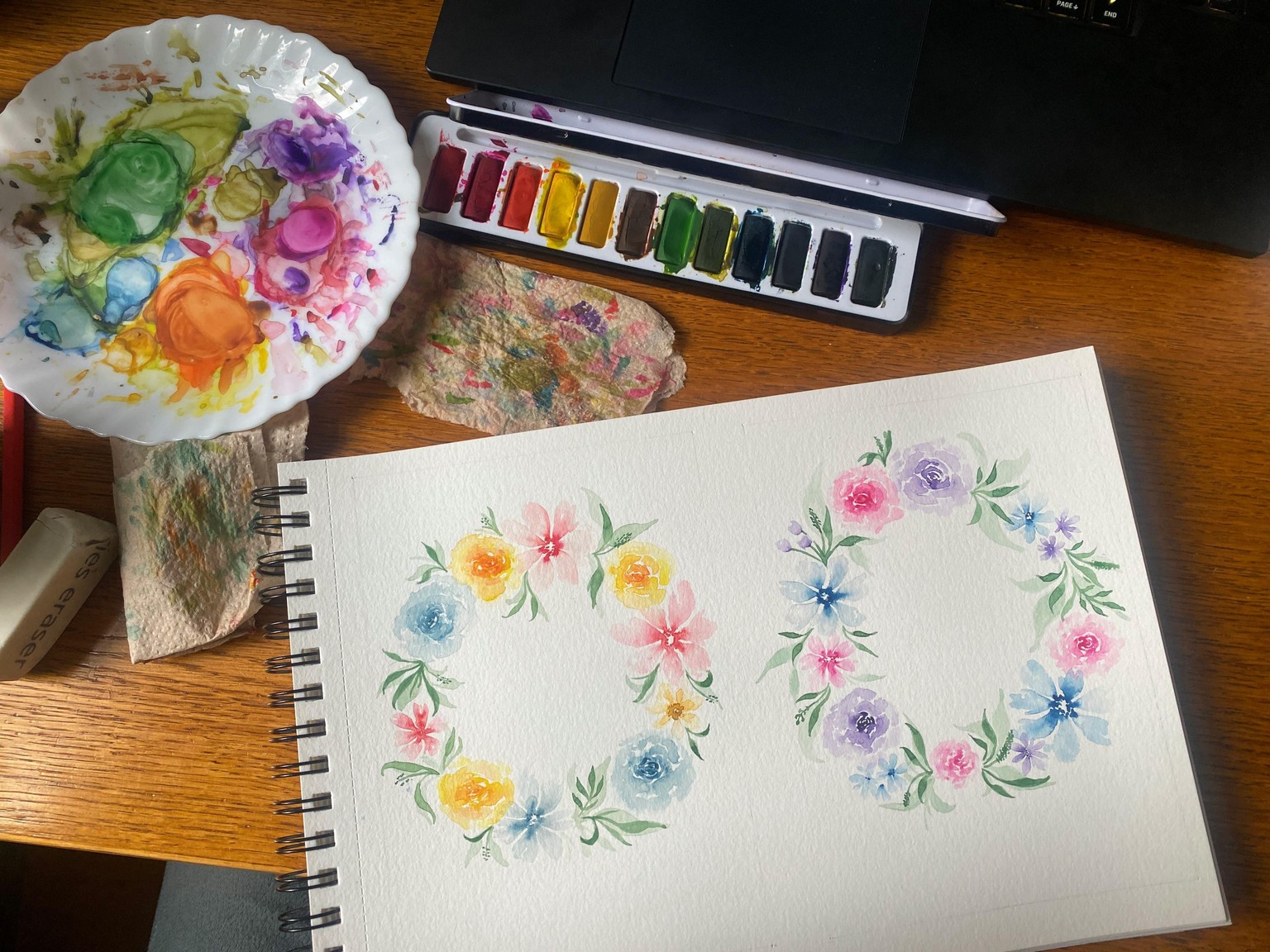 15 days of watercolor florals - image 6 - student project